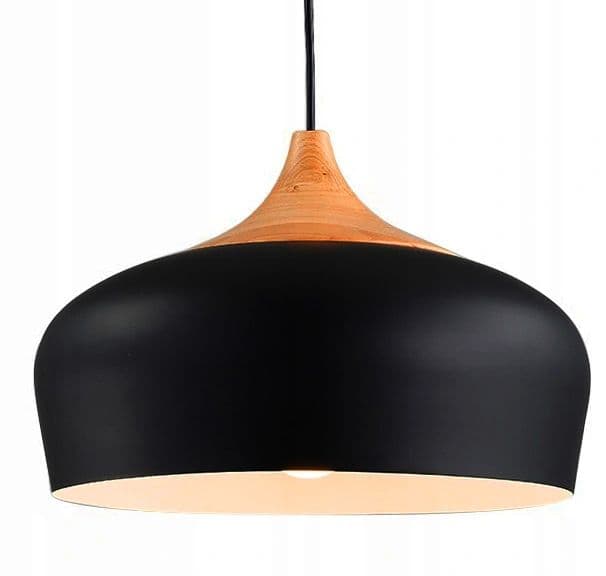 TOOLIGHT riippuva kattovalaisin APP181-1CP BARI musta, 35x35x29cm