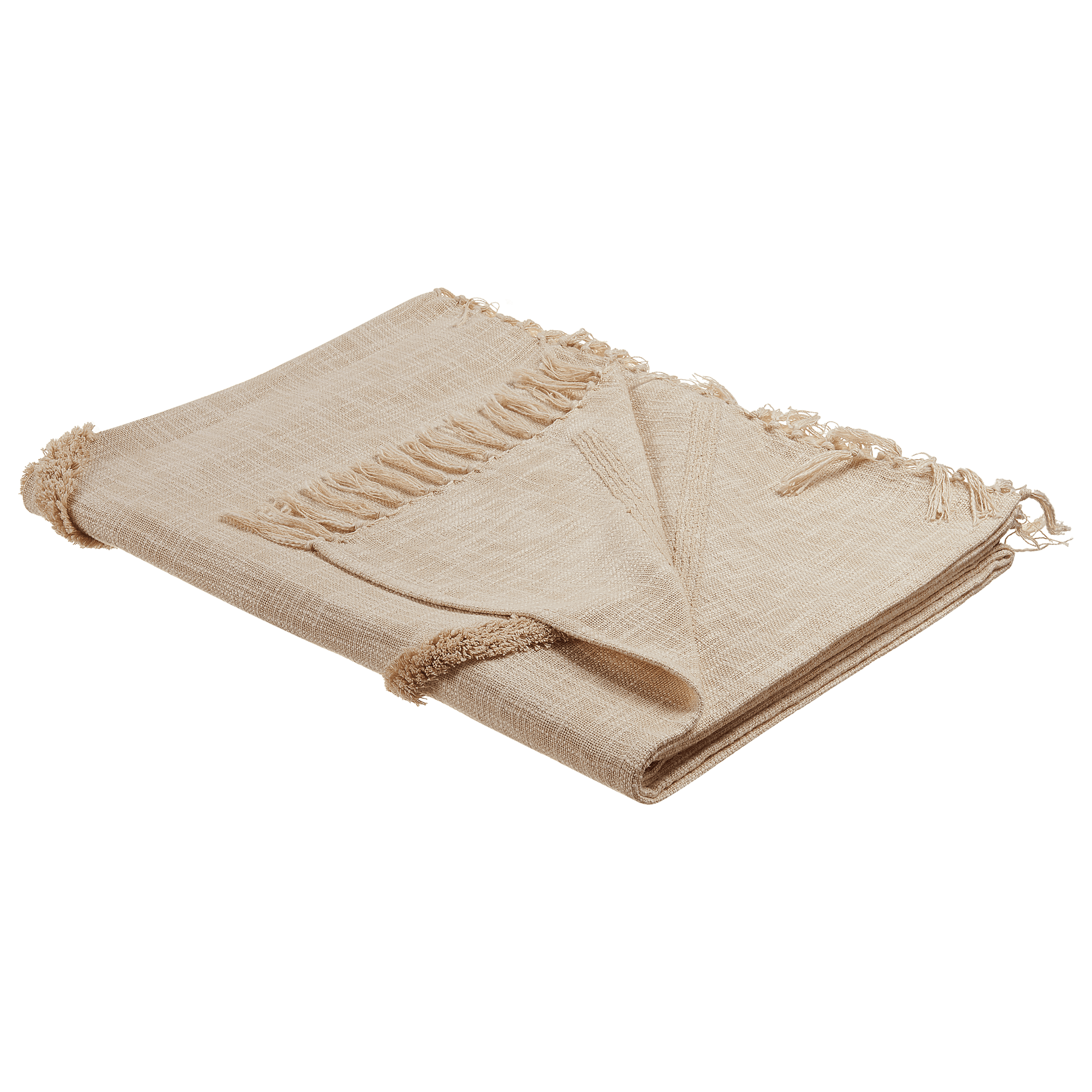 Torkkupeitto JAUNPUR puuvilla 130 x 180 cm Beige