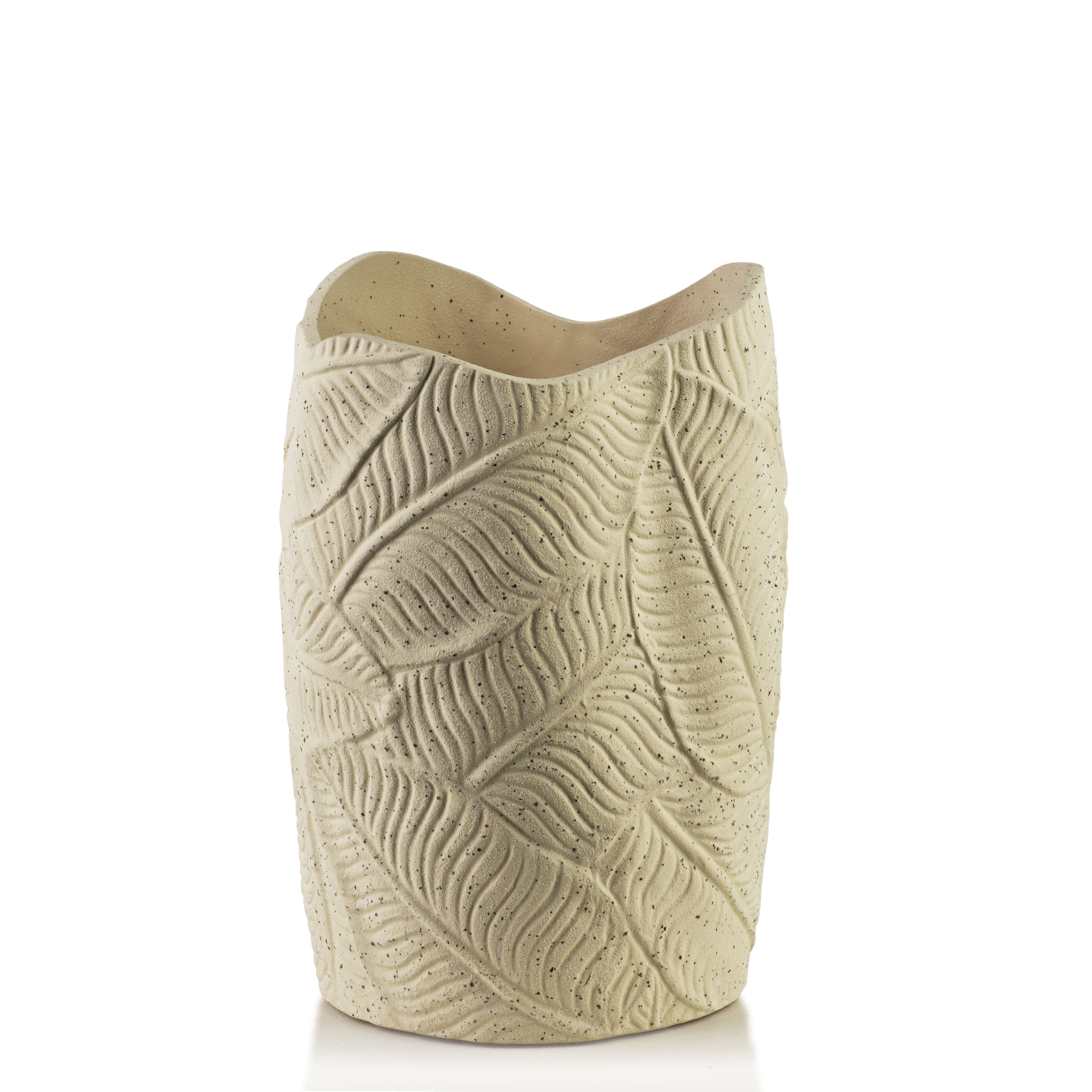 Maljakko poliresiini Mondex Manon 15x15x25 beige 1kpl – MONDEX