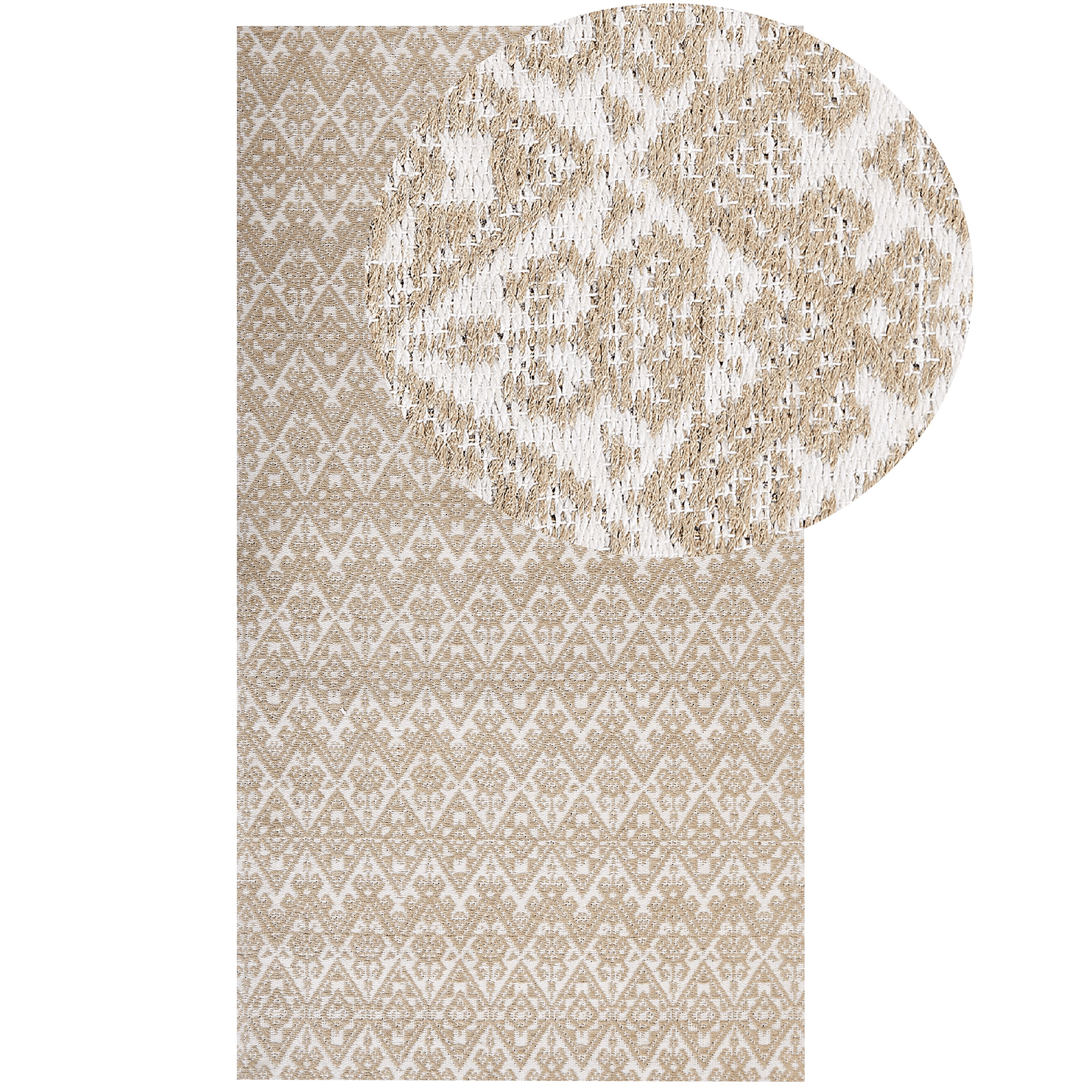 Matto ATIMA Beige 80 x 150 cm juutti