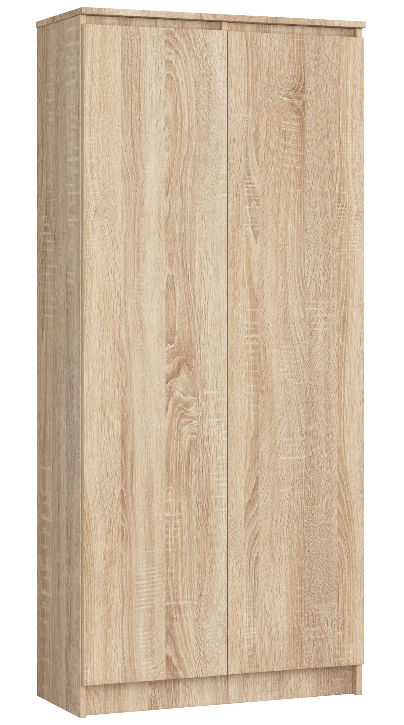 Akord Hylly 2-ovinen 8-tasoinen Sonoma-tammi 80x35x180 – Akord