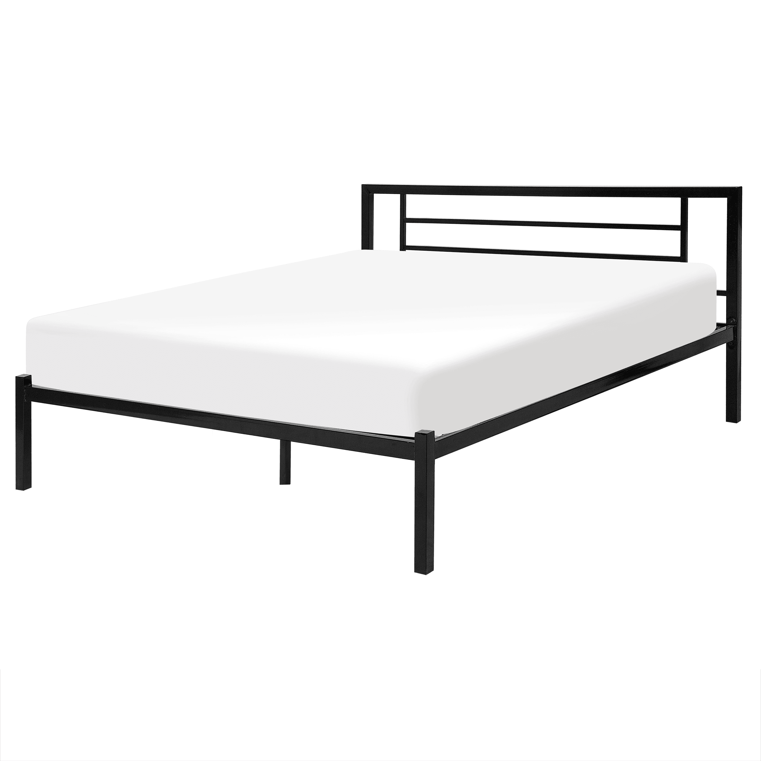 Sänky metalli CUSSET 160 x 200 cm Musta