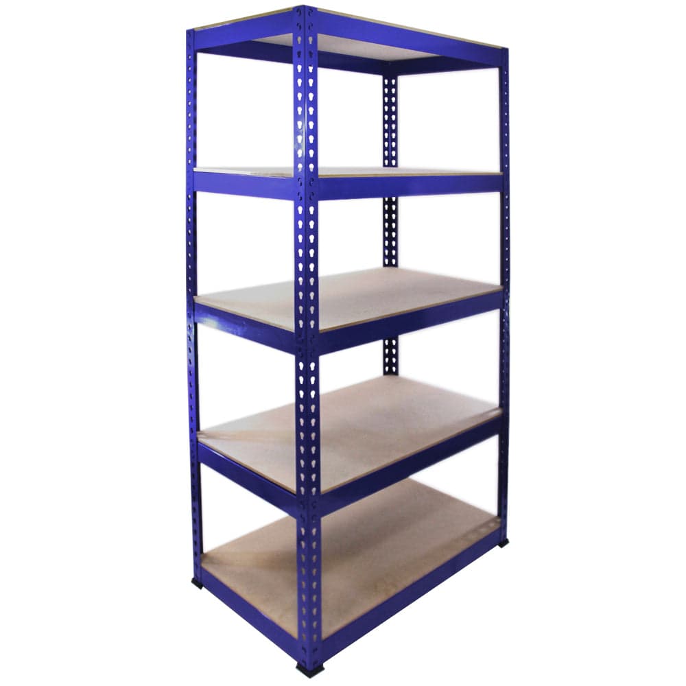 Q-Rax siniset hyllyt - 90 cm x 180 cm x 50 cm
