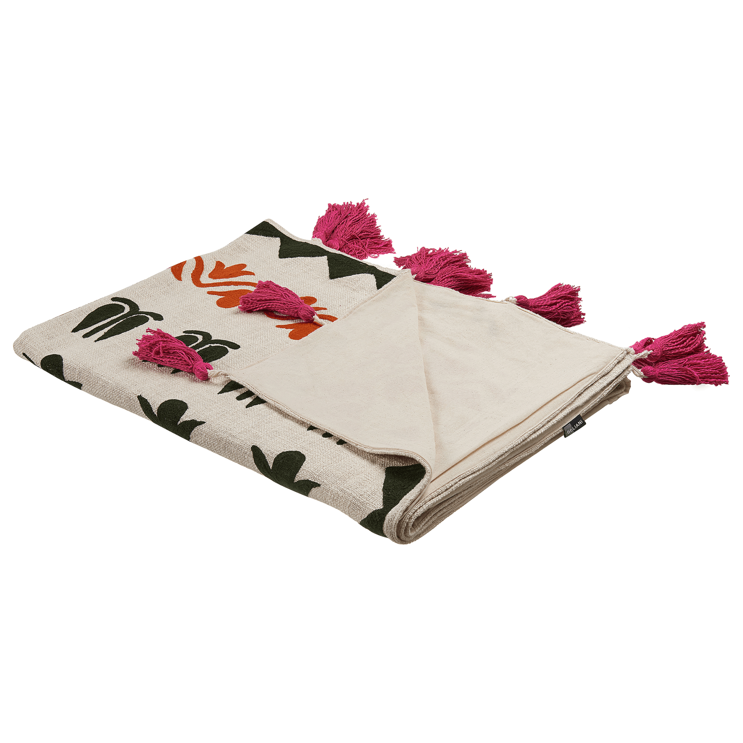 Torkkupeitto ANAND puuvilla 130 x 180 cm Monivärinen – Beliani