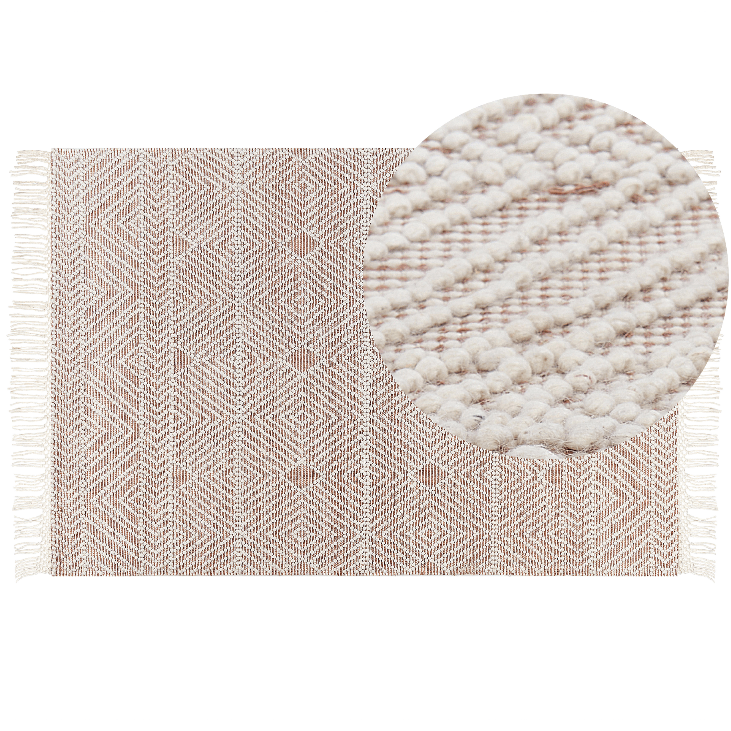 Matto KESTEL Ruskea Beige 160 x 230 cm villa