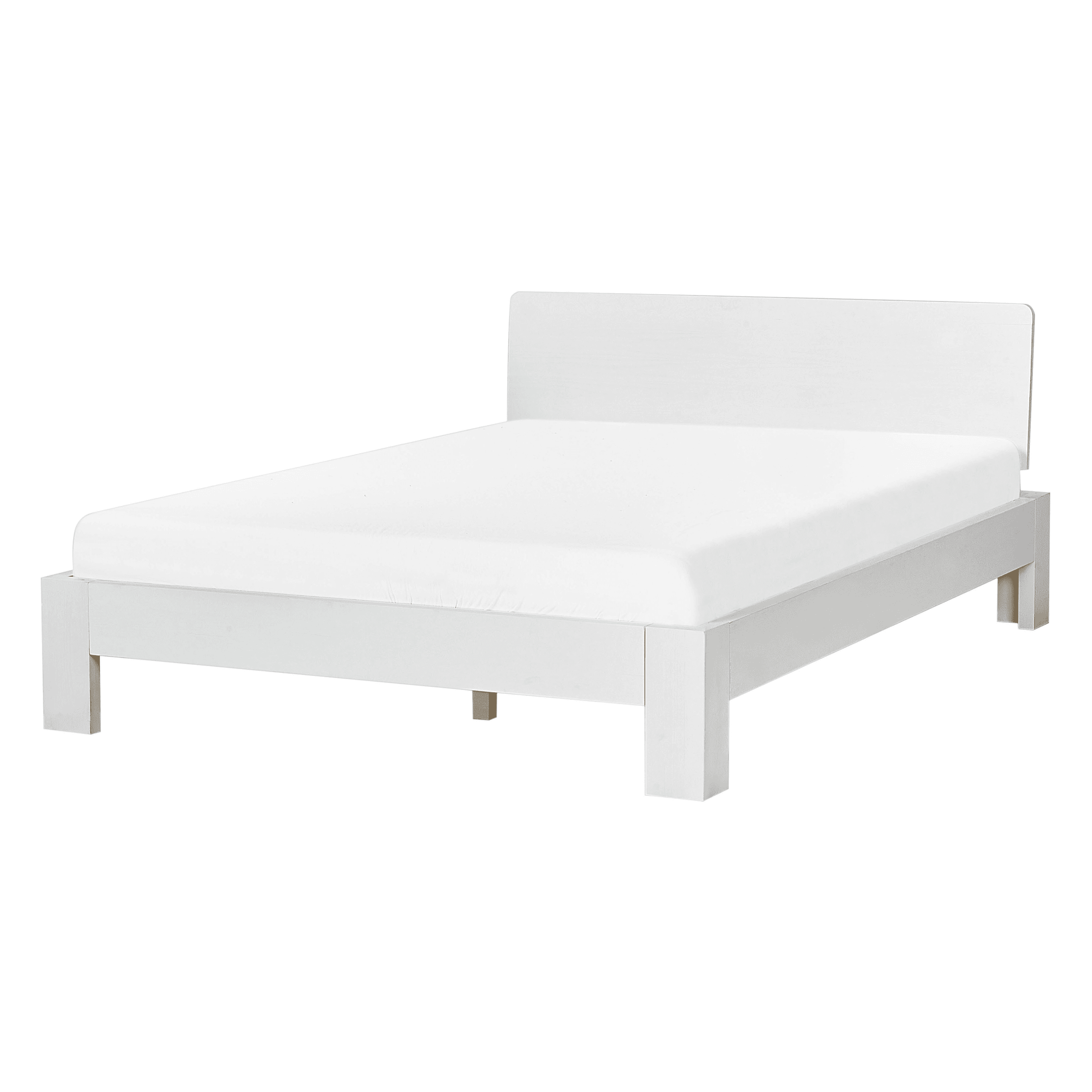 Sänky mänty ROYAN 140 x 200 cm Valkoinen – Beliani