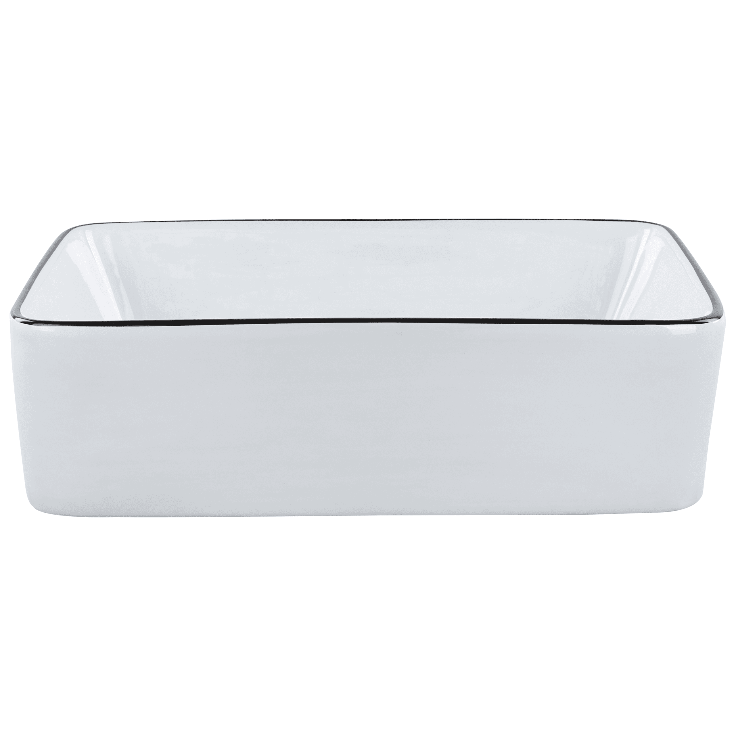 Pesuallas tason päälle XERT 49 x 38 cm keramiikka Valkoinen