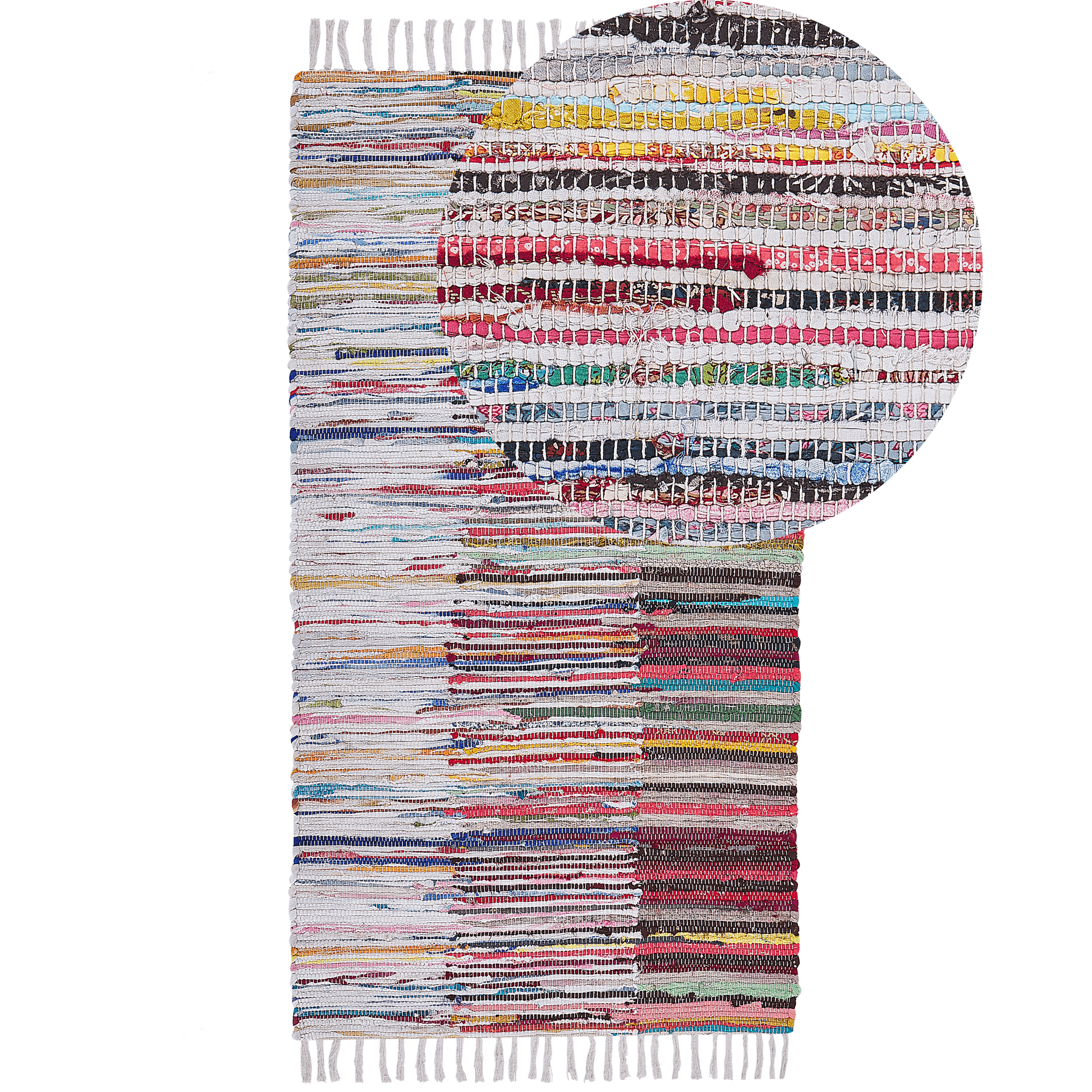 Matto MERSIN Monivärinen 80 x 150 cm puuvilla