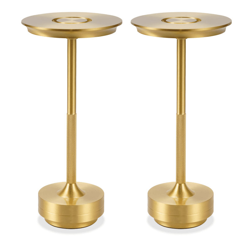 NETTLIFE langaton ladattava himmennettävä led-yöpöytälamppu, kosketusohjaus, kullan väri. sopii olohuoneeseen, makuuhuoneeseen, lastenhuoneeseen – Nettlife