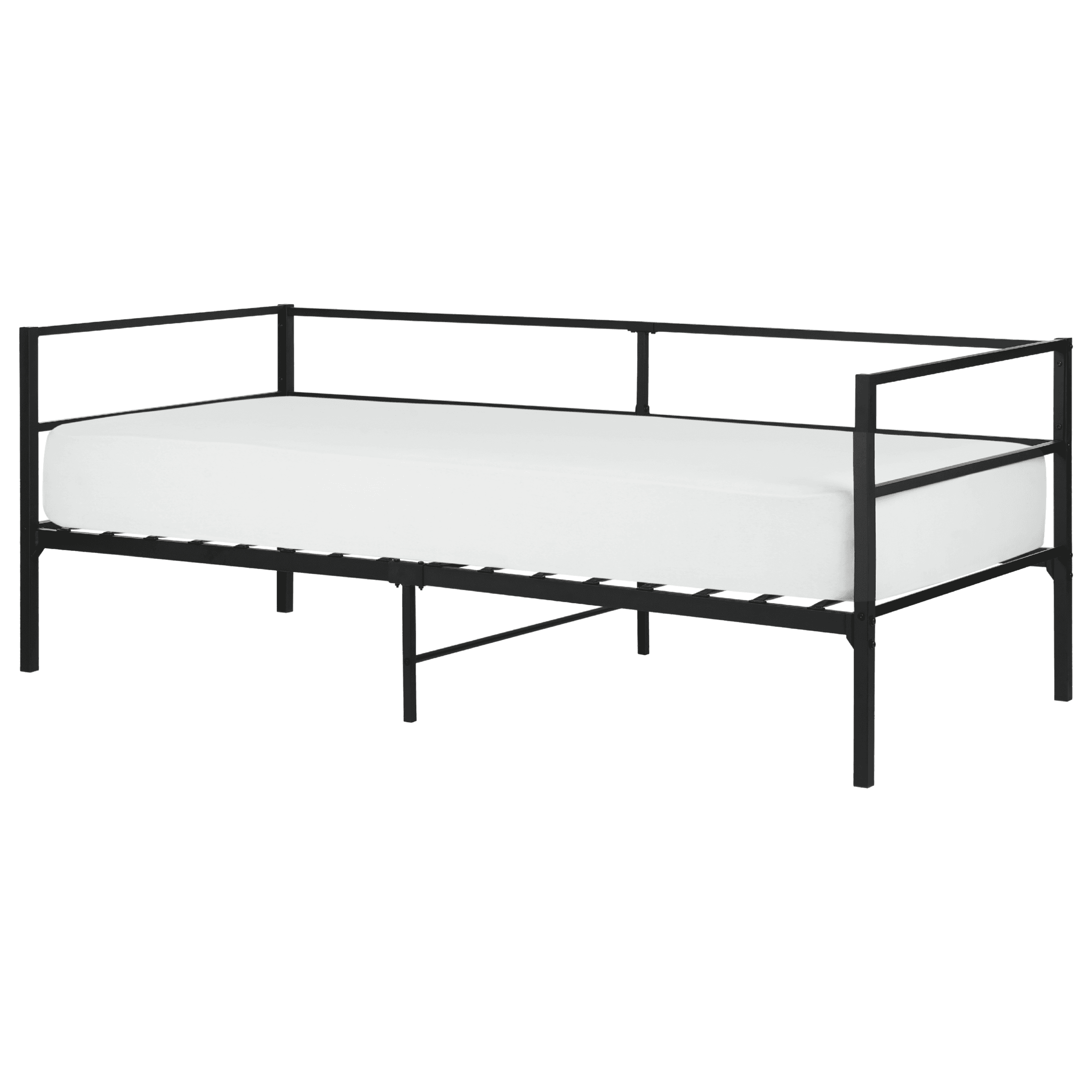 Sänky metalli BATTUT 90 x 200 cm Musta