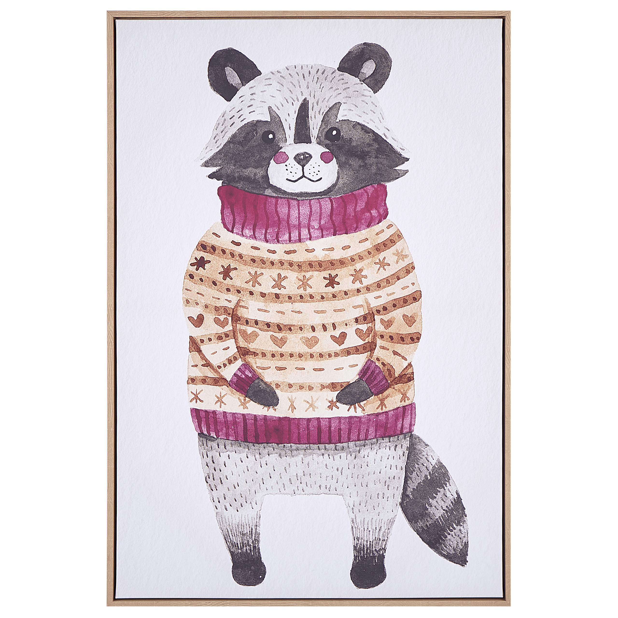 Canvas-taulu CAMPLI Eläinaihe 63 x 99 cm Harmaa