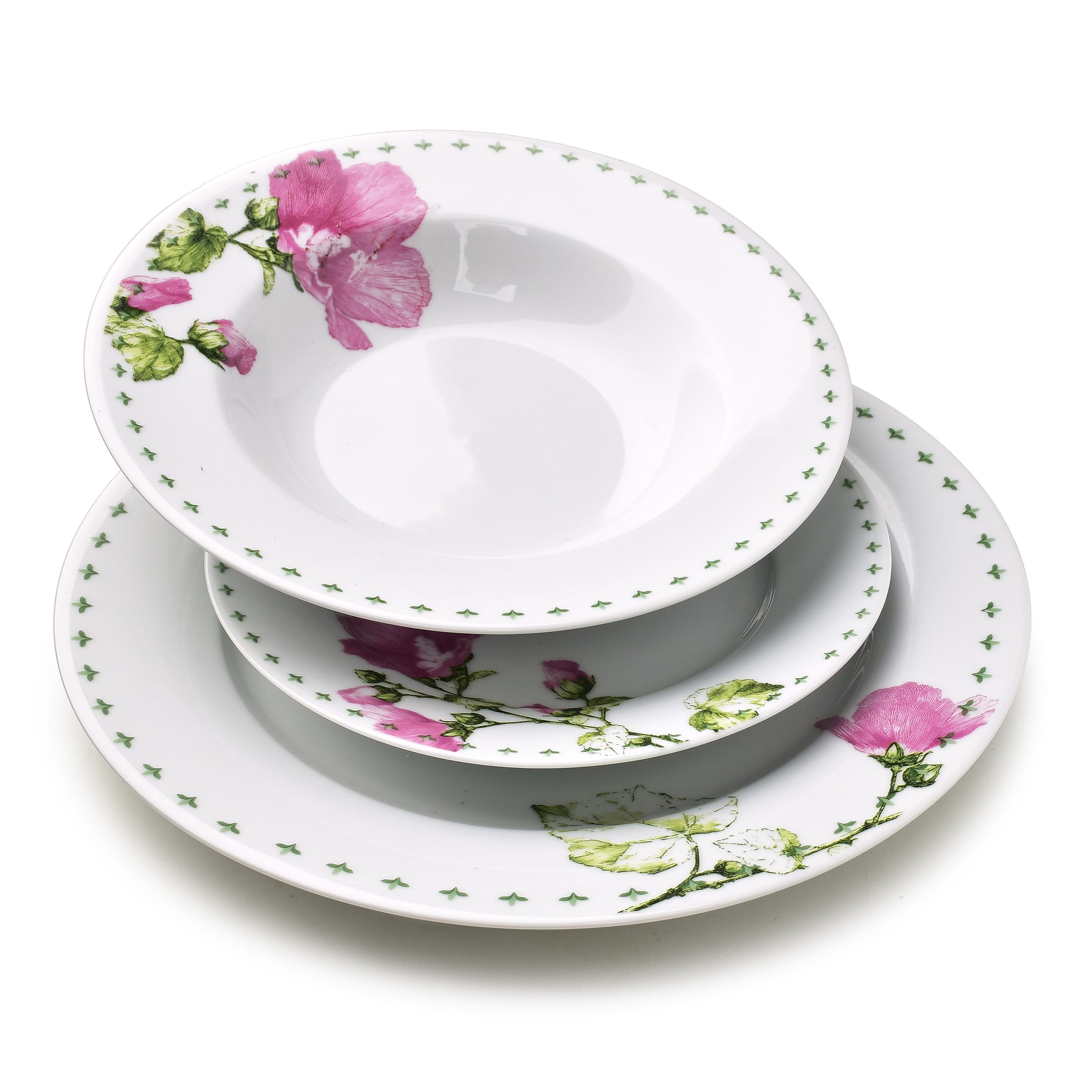 Astiasto posliini AFFEKDESIGN LEA MALLOW 21,8/19,2/27 cm valkoinen 18 osaa – MONDEX