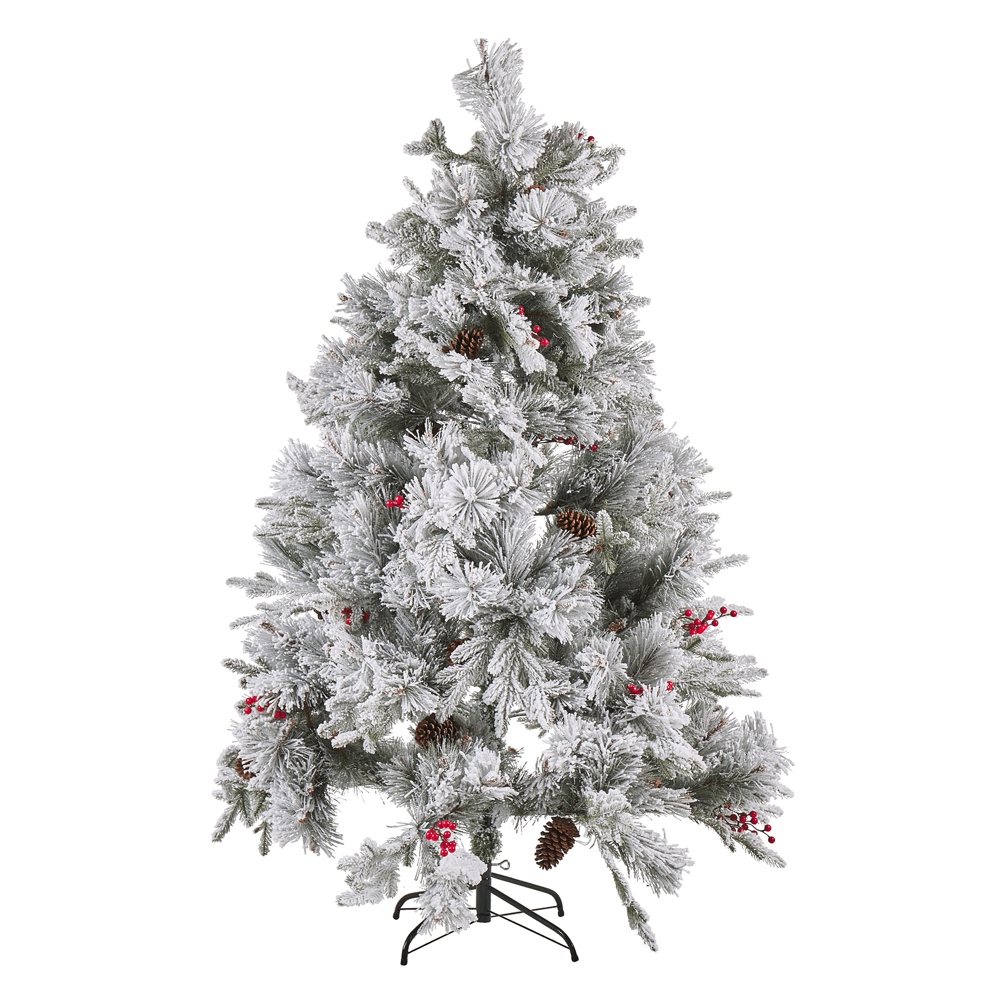 Luminen joulukuusi MASALA 180 cm Valkoinen – Beliani