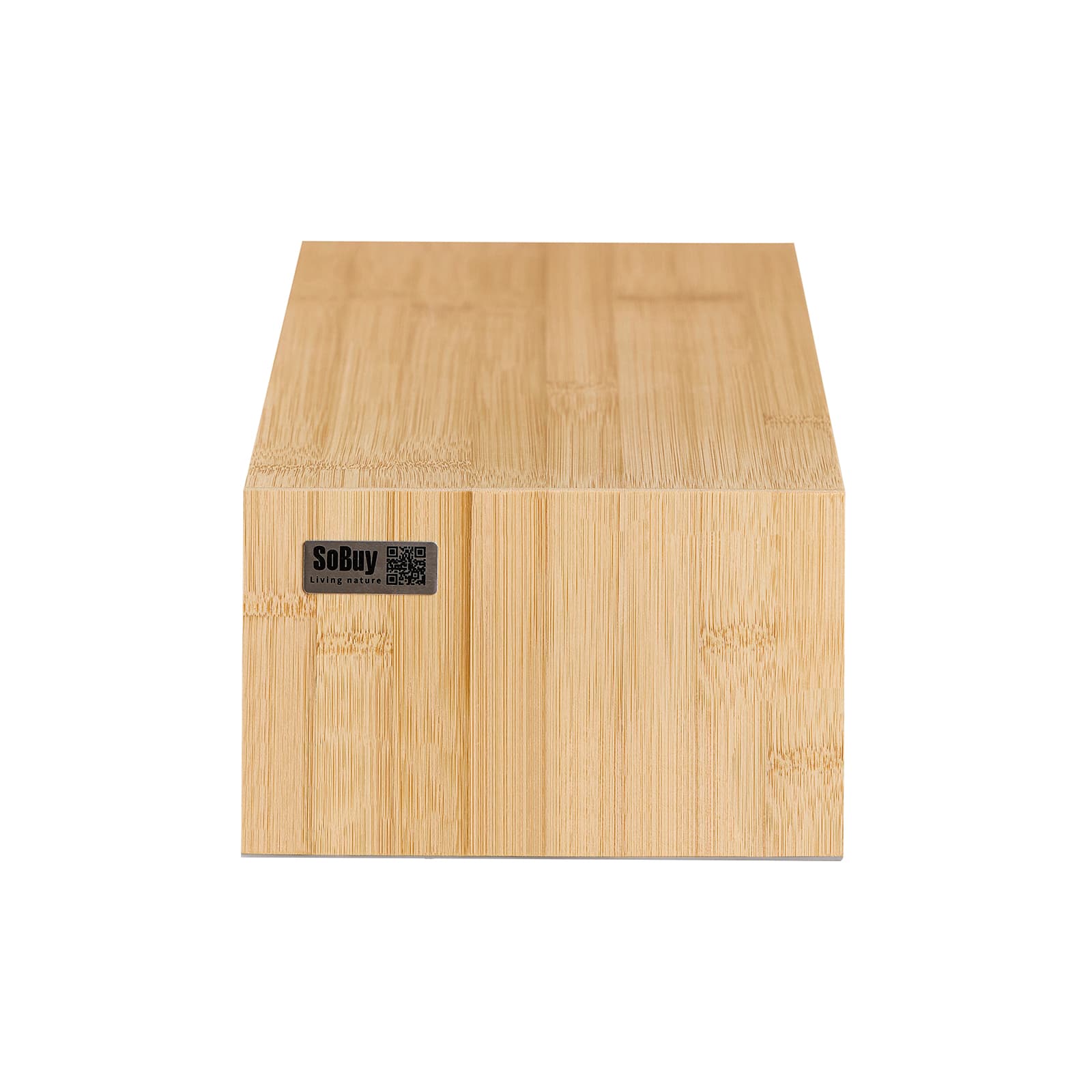 SoBuy Bambunäyttöteline FRG198-N luonnonmateriaali 2-lokeroinen – SoBuy