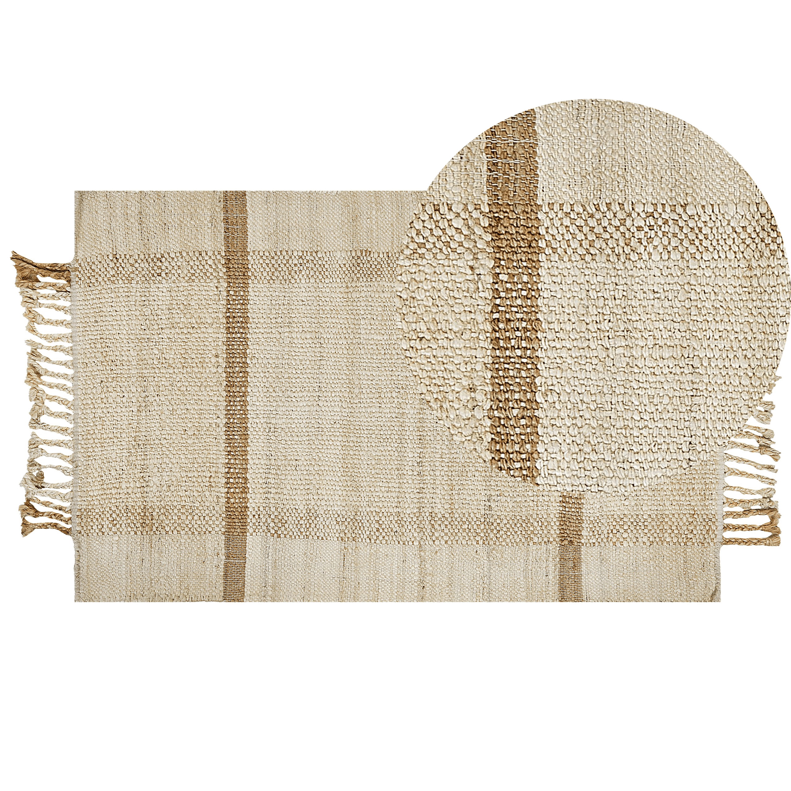 Matto YELMEZ Beige 80 x 150 cm juutti