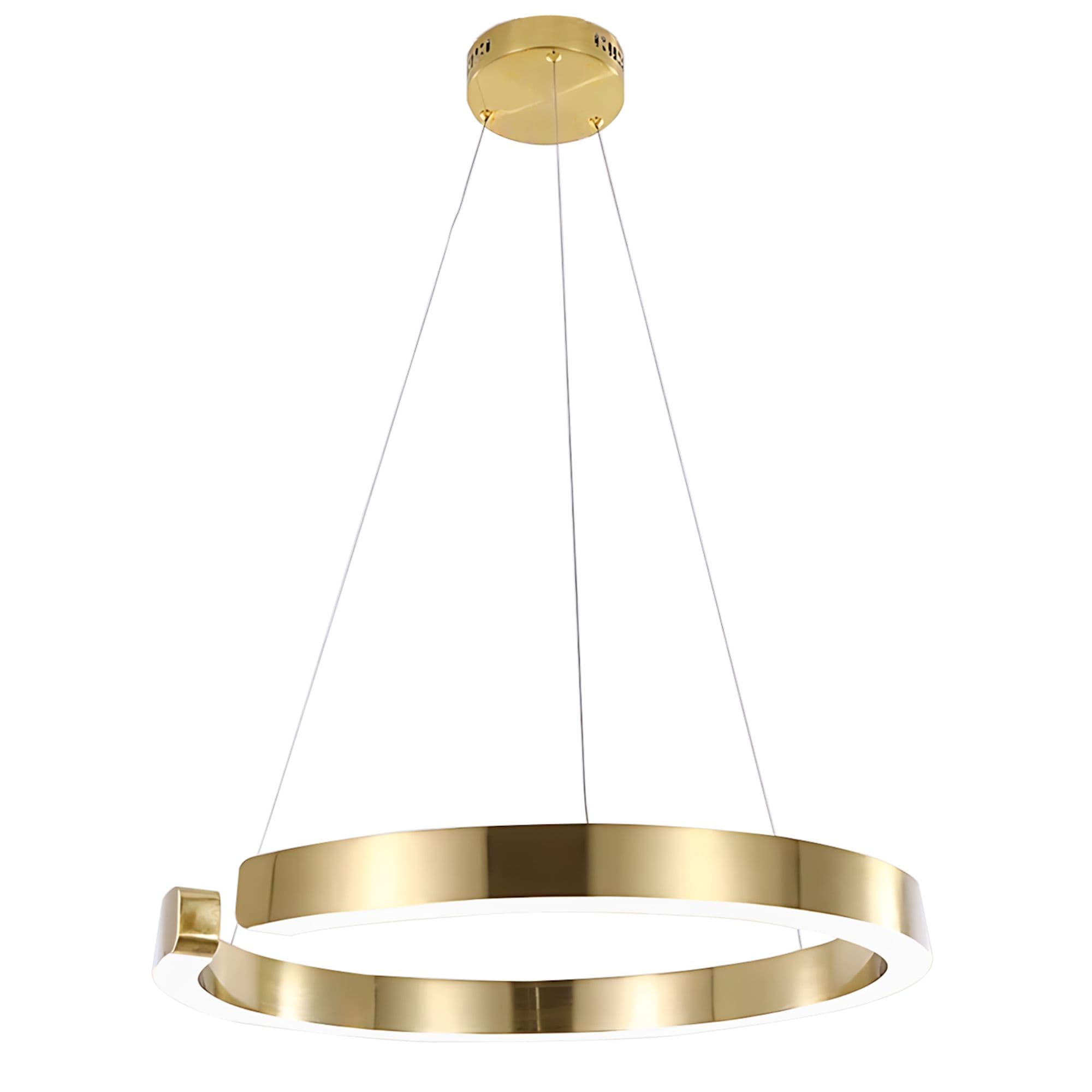 TOOLIGHT riippuvalaisin LHJ053-CP1 C kulta, harjattu kulta, 60x60x6,5cm – Toolight