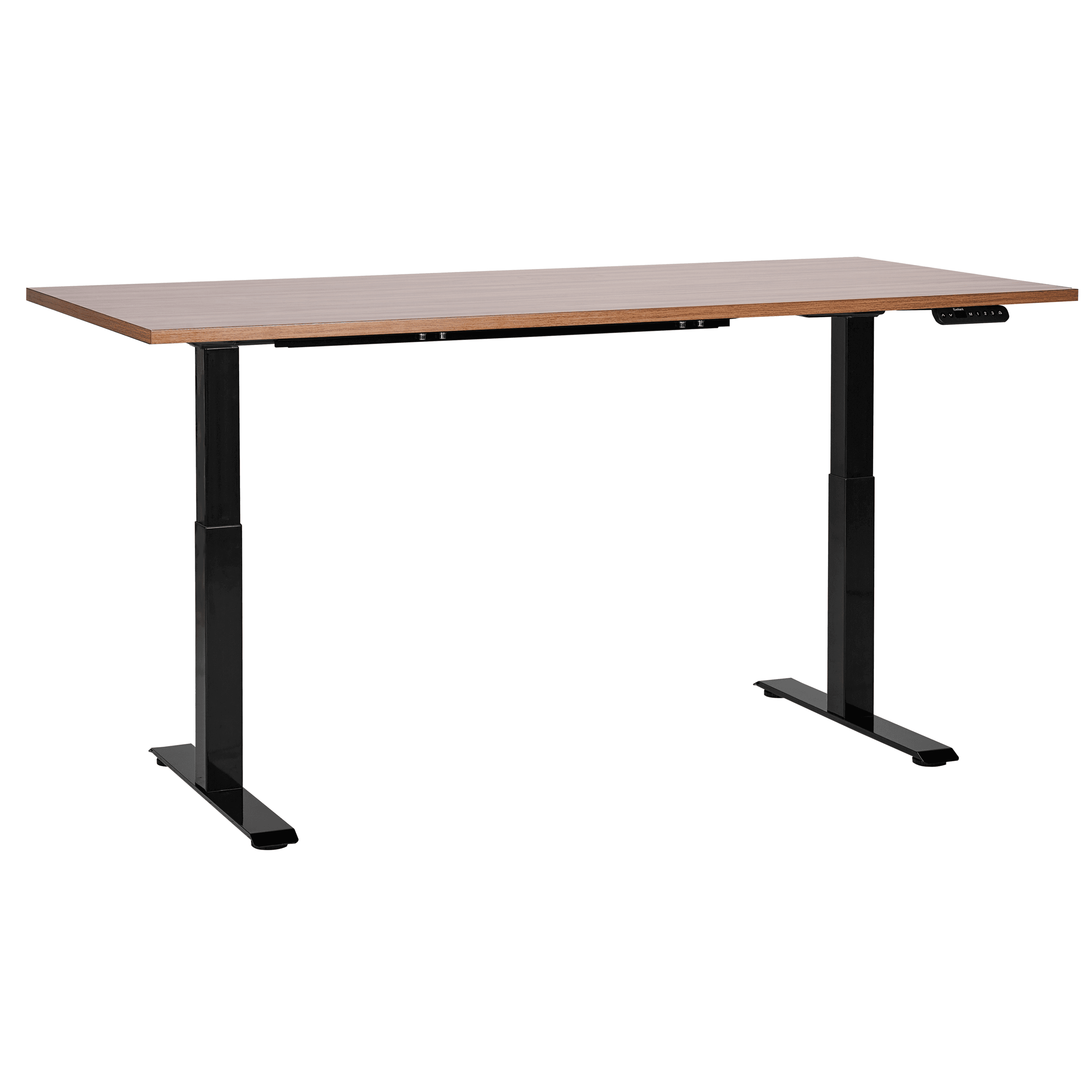 Sähkösäädettävä työpöytä DESTINES Ruskea/musta 160 cm 72 cm