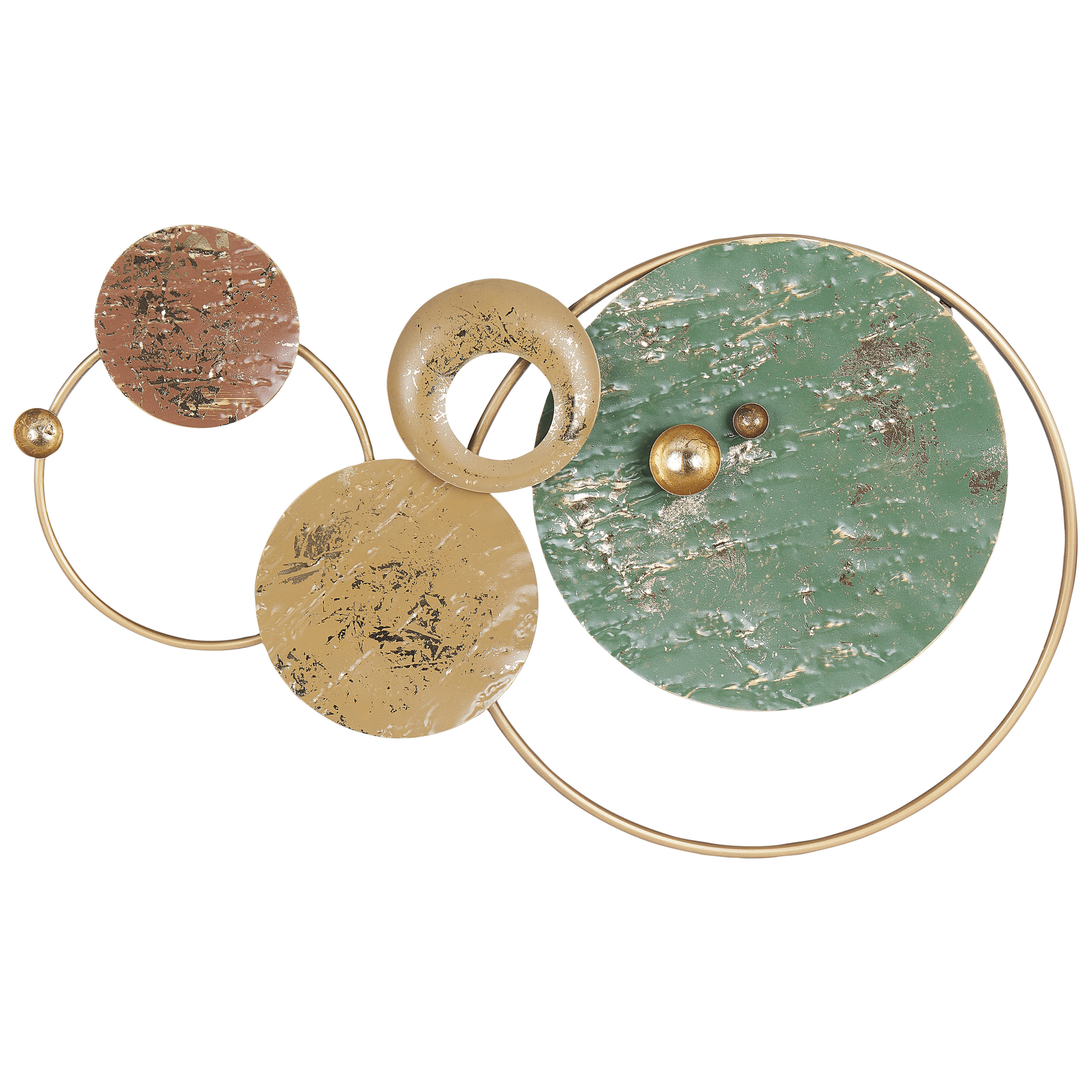 Seinäkoriste HELIUM metalli 45 cm Kulta