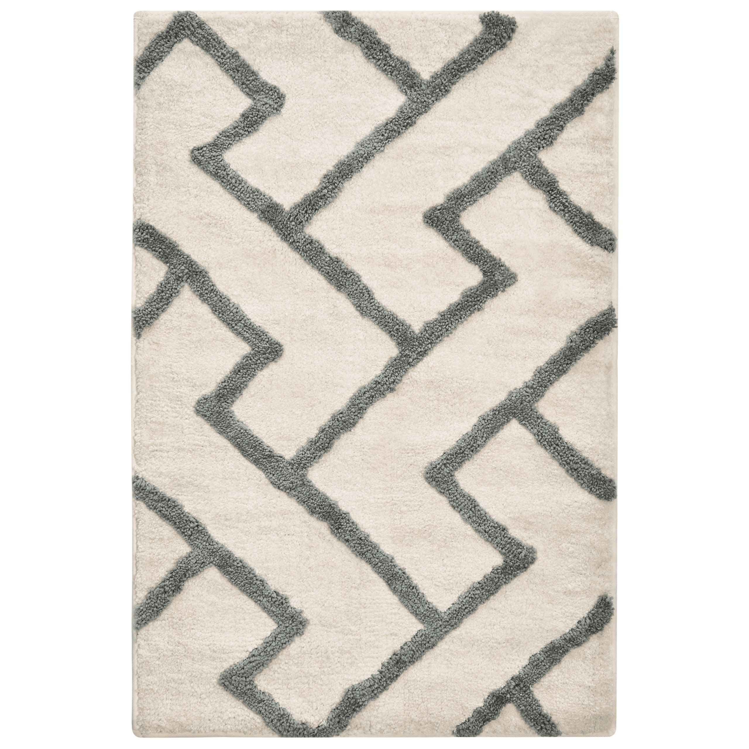 Kylpyhuonematto GARHI Beige 60 x 90 cm puuvilla – Beliani
