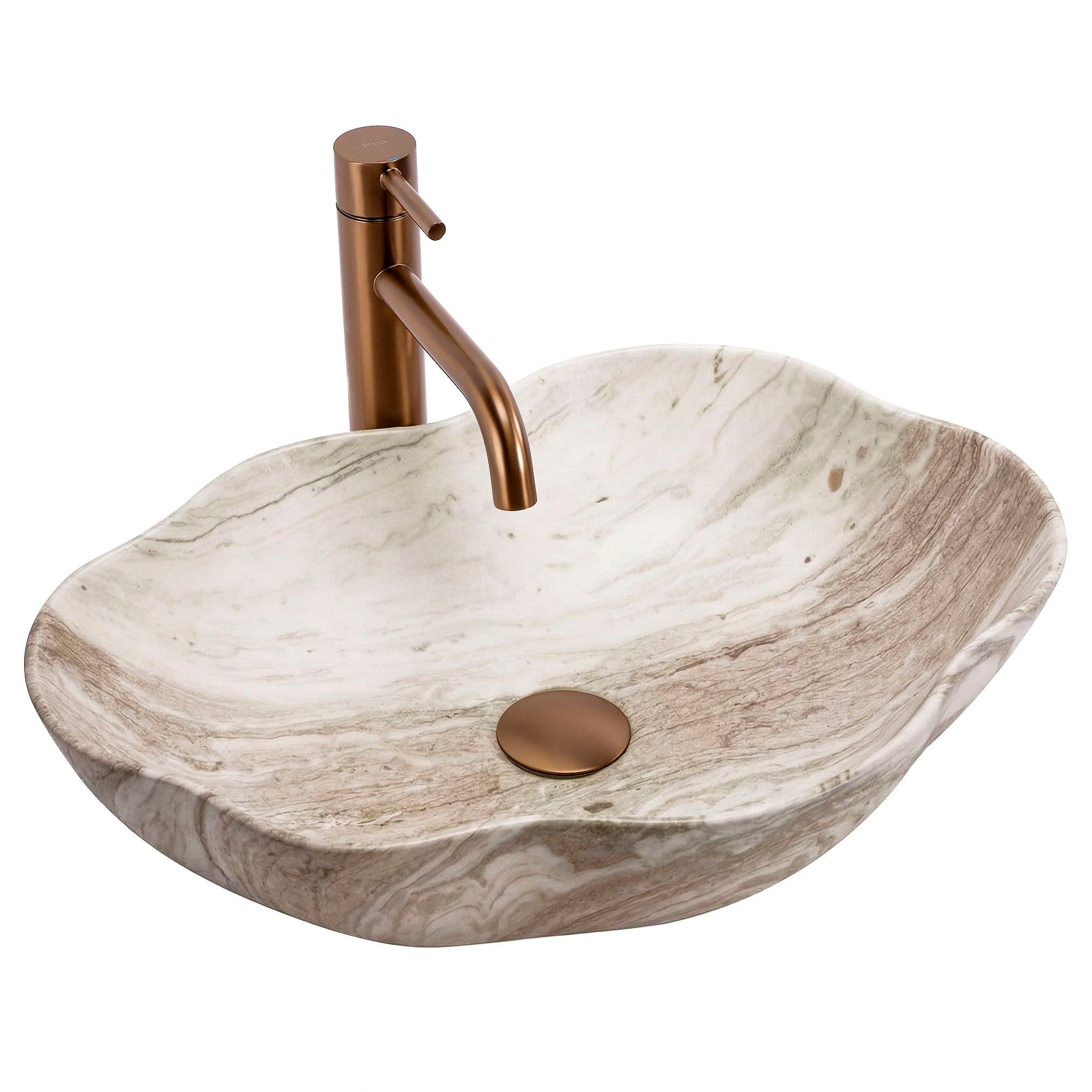 REA Malja-allas Pearn Saturn beige, 50,5X38X13,5CM