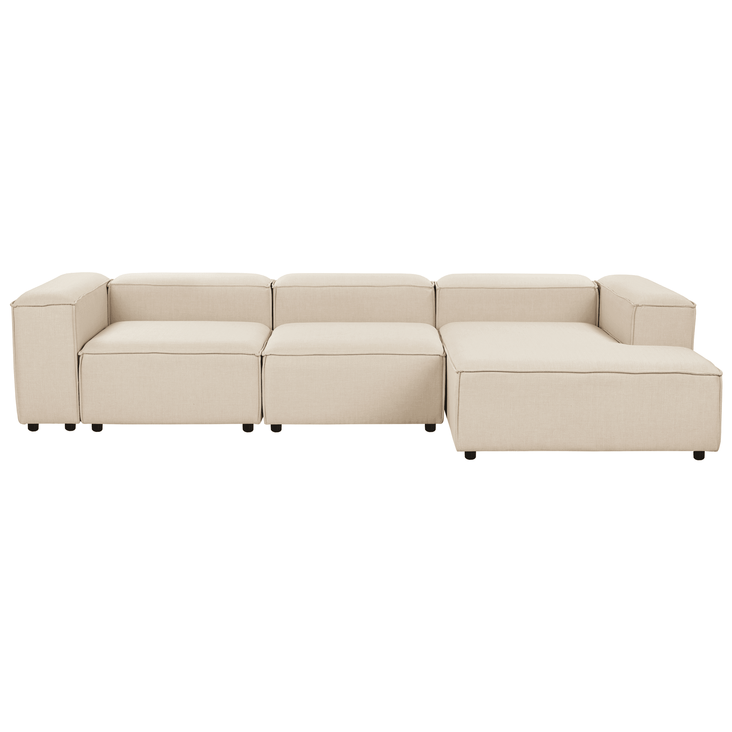 Moduulikulmasohva 4-istuttava ARDAL kangas Beige Vasen