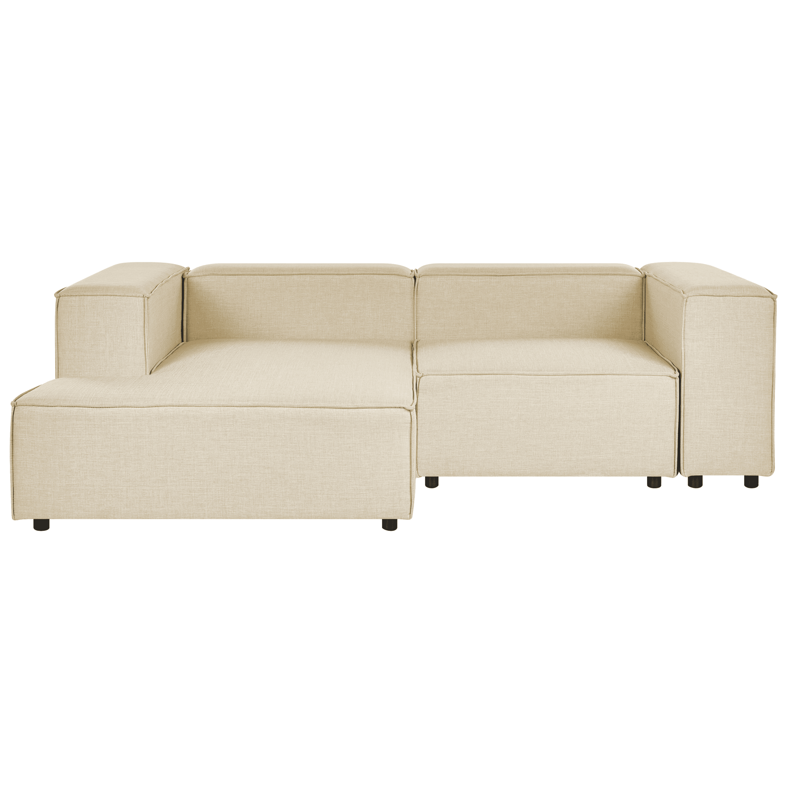 Moduulikulmasohva 2-istuttava APRICA keinopellava Beige Oikea