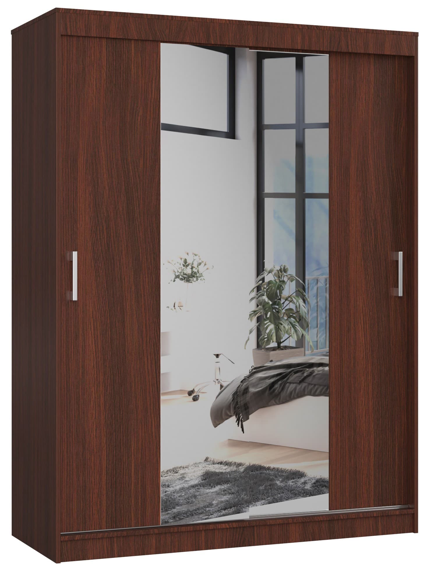 Akord Liukuovi Kaappi Wenge 150x60x200