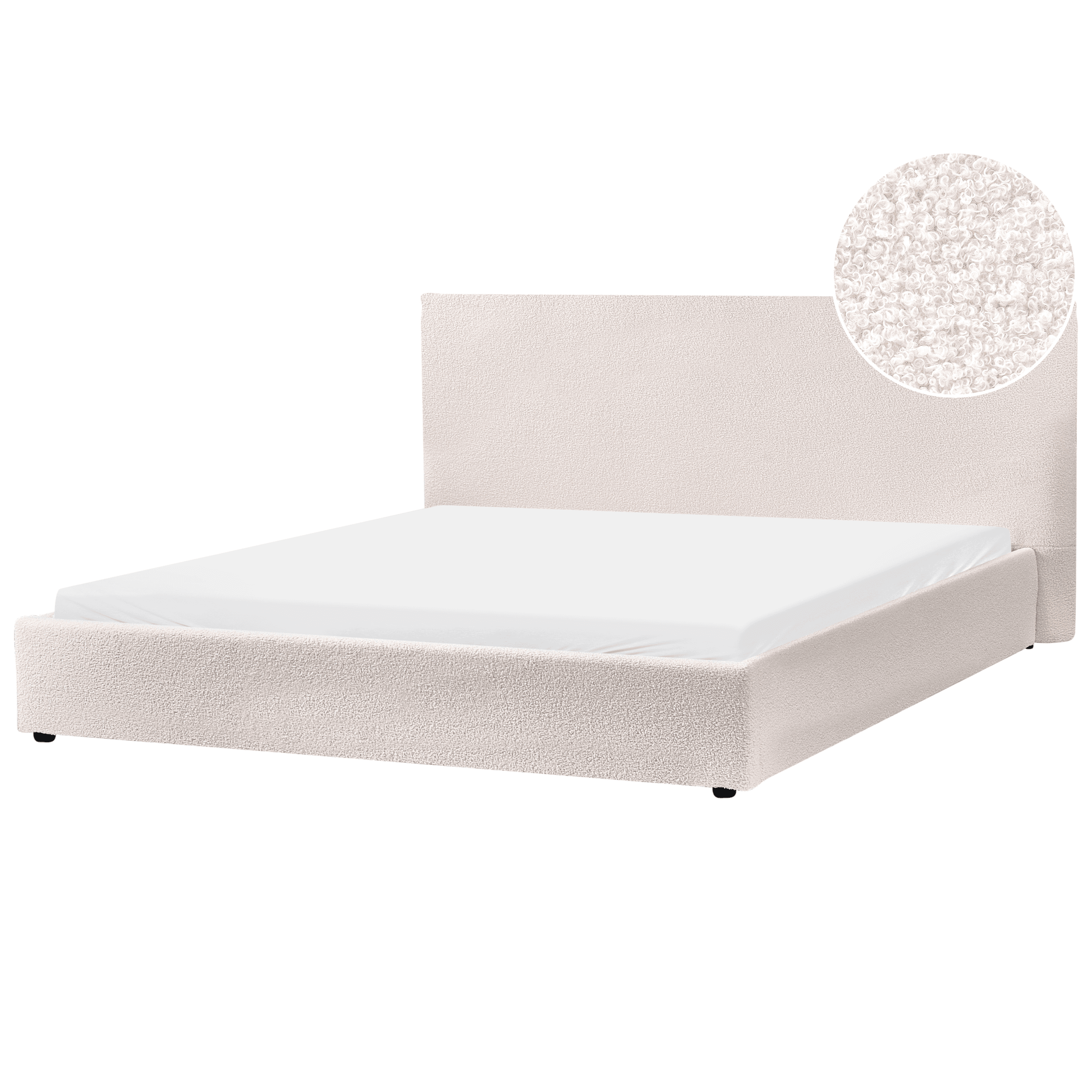 Vesisänky buklee LAVAUR 180 x 200 cm Luonnonvalkoinen