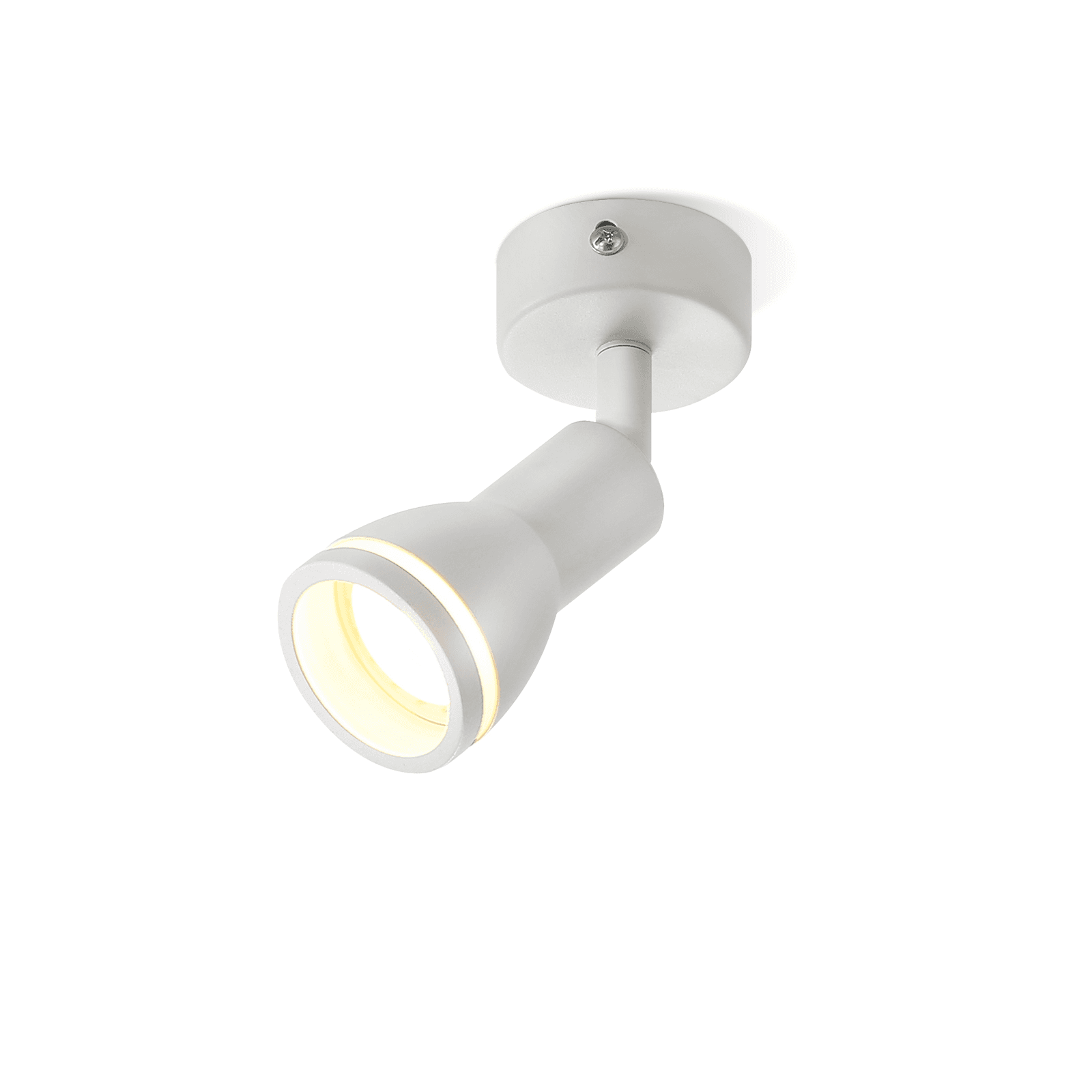 NETTLIFE LED - kattospottivalaisin 1 lamppu valkoinen olohuoneen säädettävä kattovalaisin GU10 spotti moderni lamppu