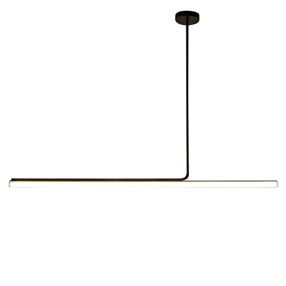 TOOLIGHT riippuva kattovalaisin LED APP1659-CP musta, 120,5x3x88cm