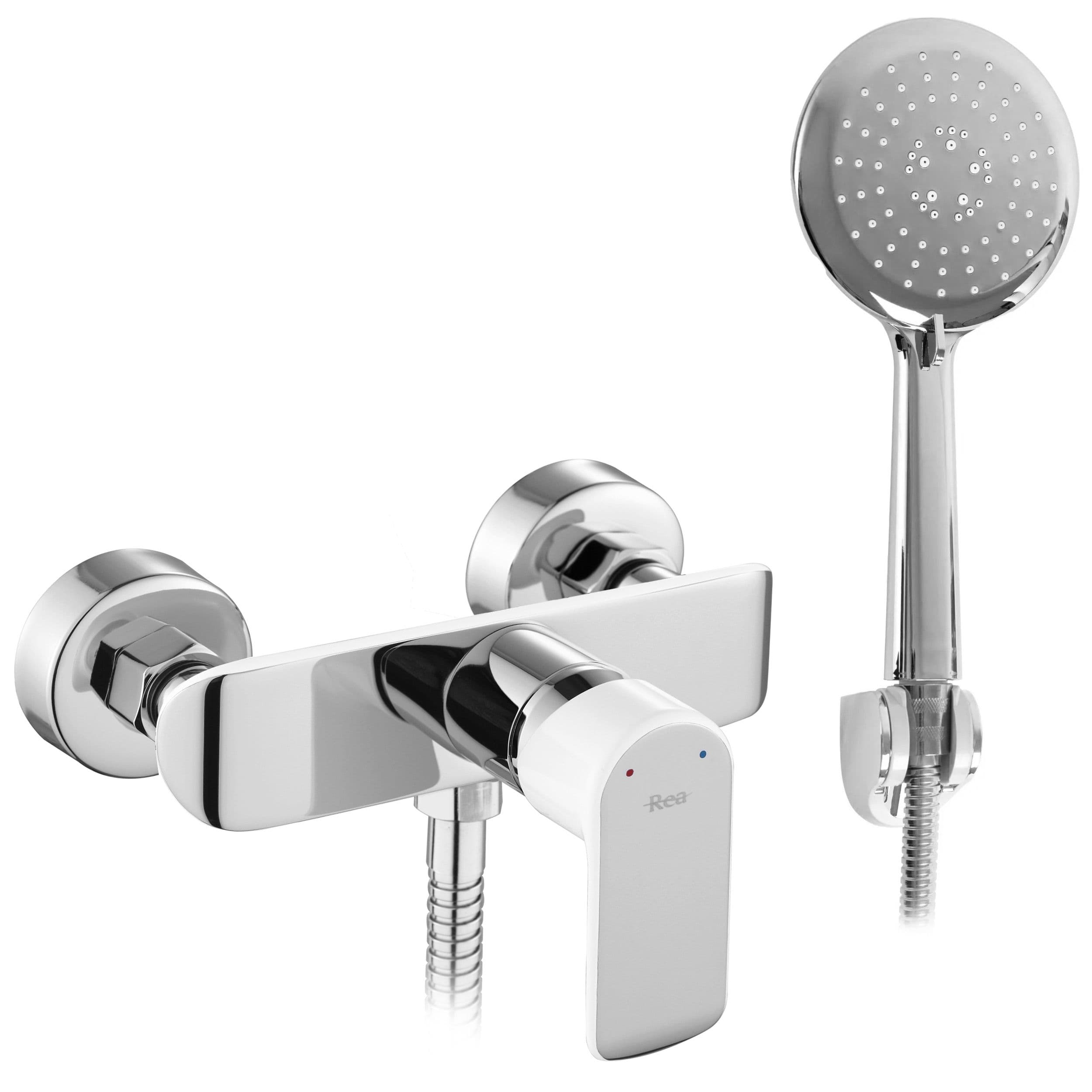 REA Suihkuhana Bloom 135 valkoinen, hopea, 13,5X9,5X9,5CM