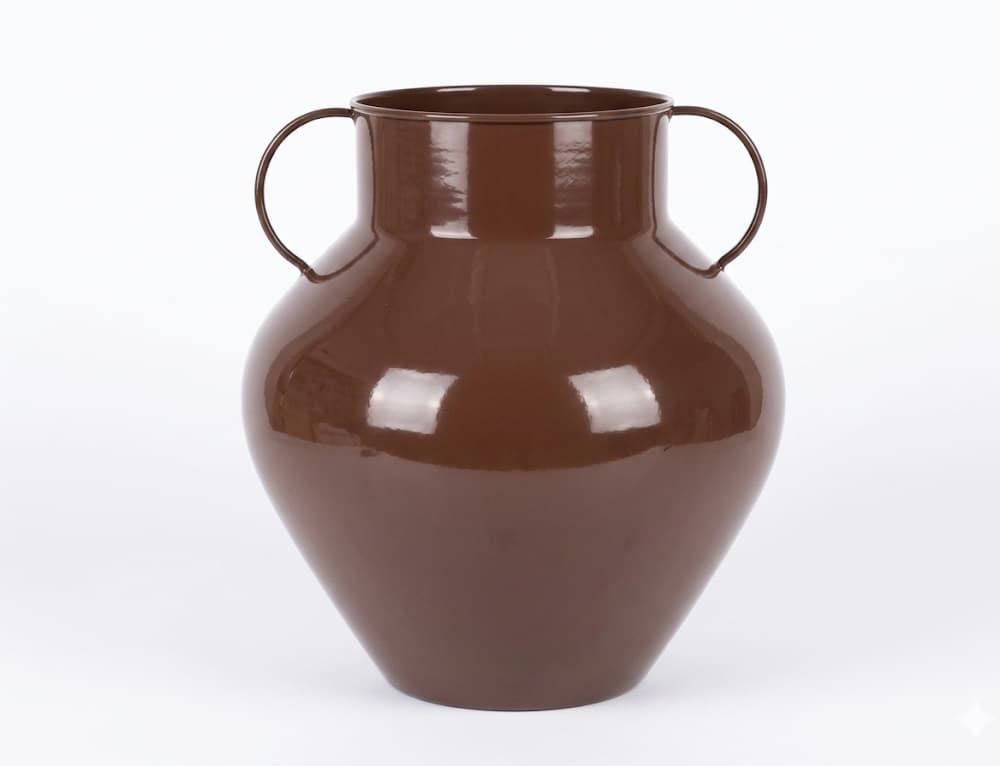 Maljakko metalli MONDEX ROGER 18,5x31x34 cm suklaanruskea 1 kpl – MONDEX