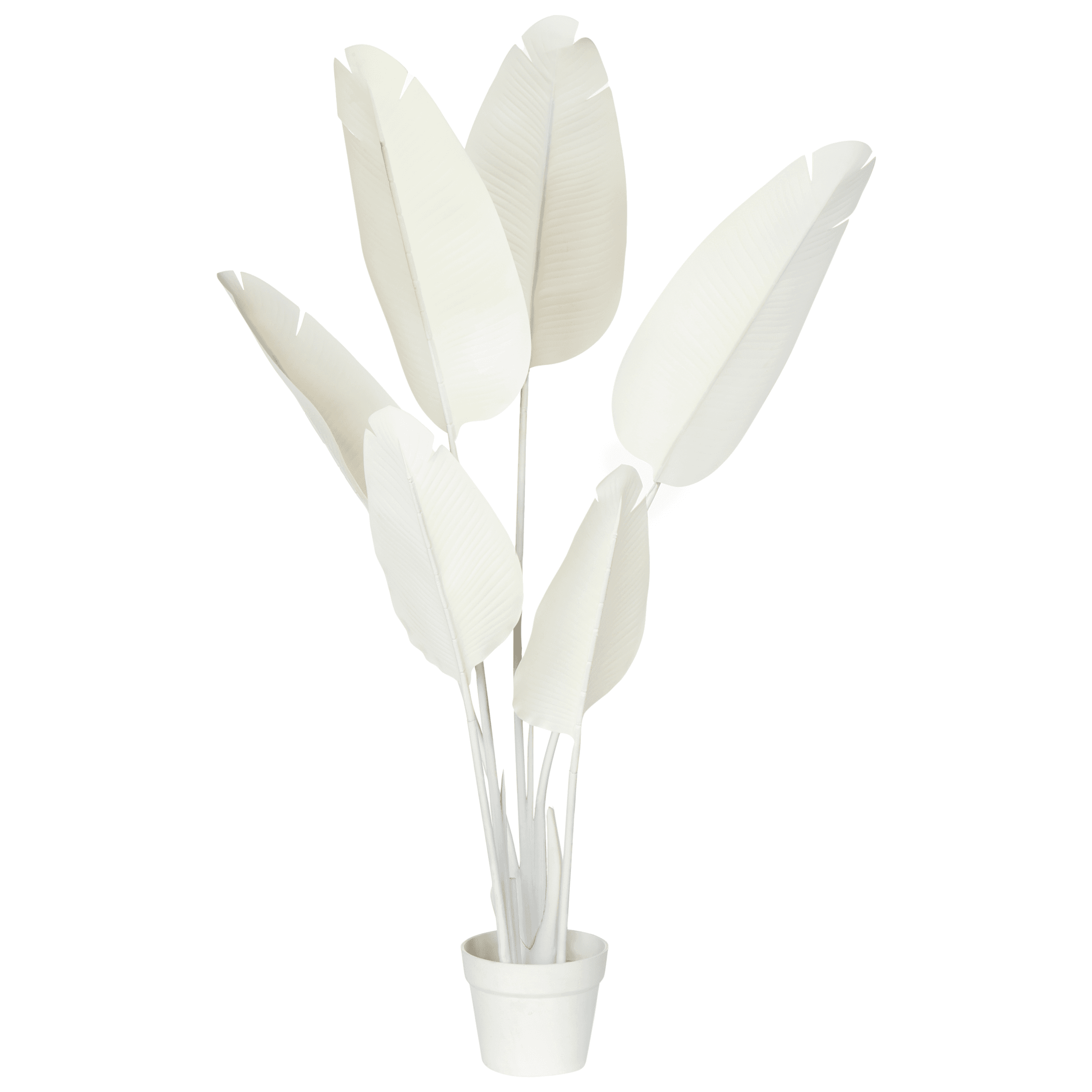 Tekokasvi BANANA TREE 123 cm Valkoinen – Beliani