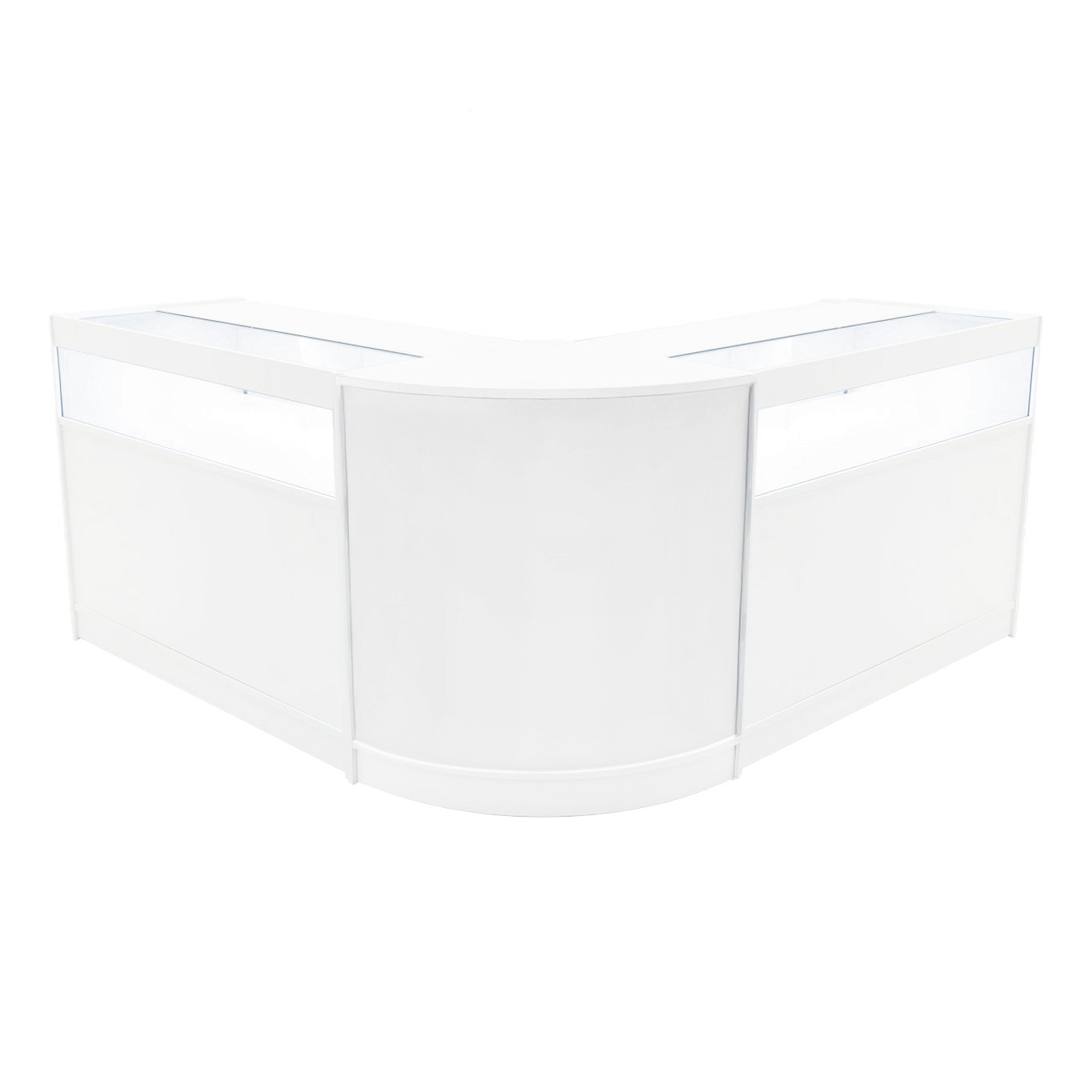 Iris LED -myymälätiskisarja CM60 & 2 x B1200 - Valkoinen