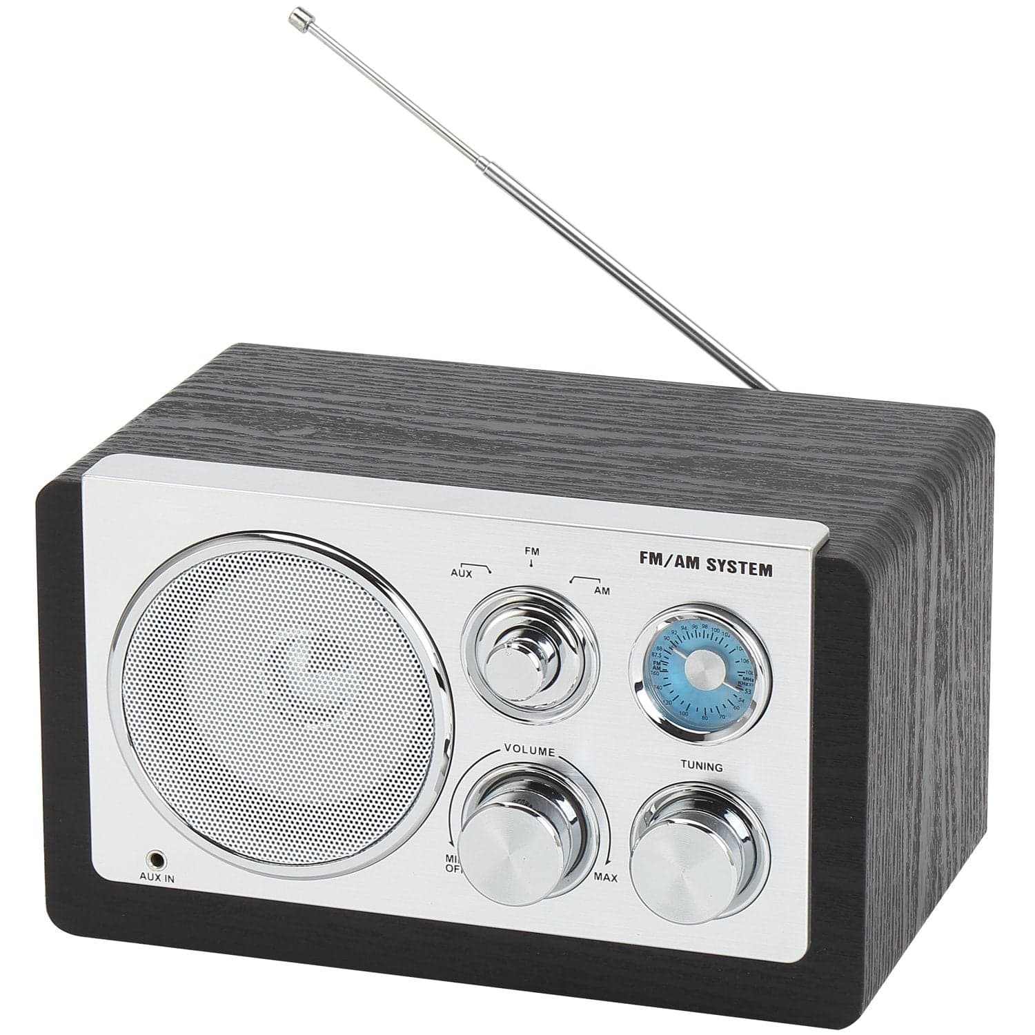 AM/FM analoginen radio Musta – Denver