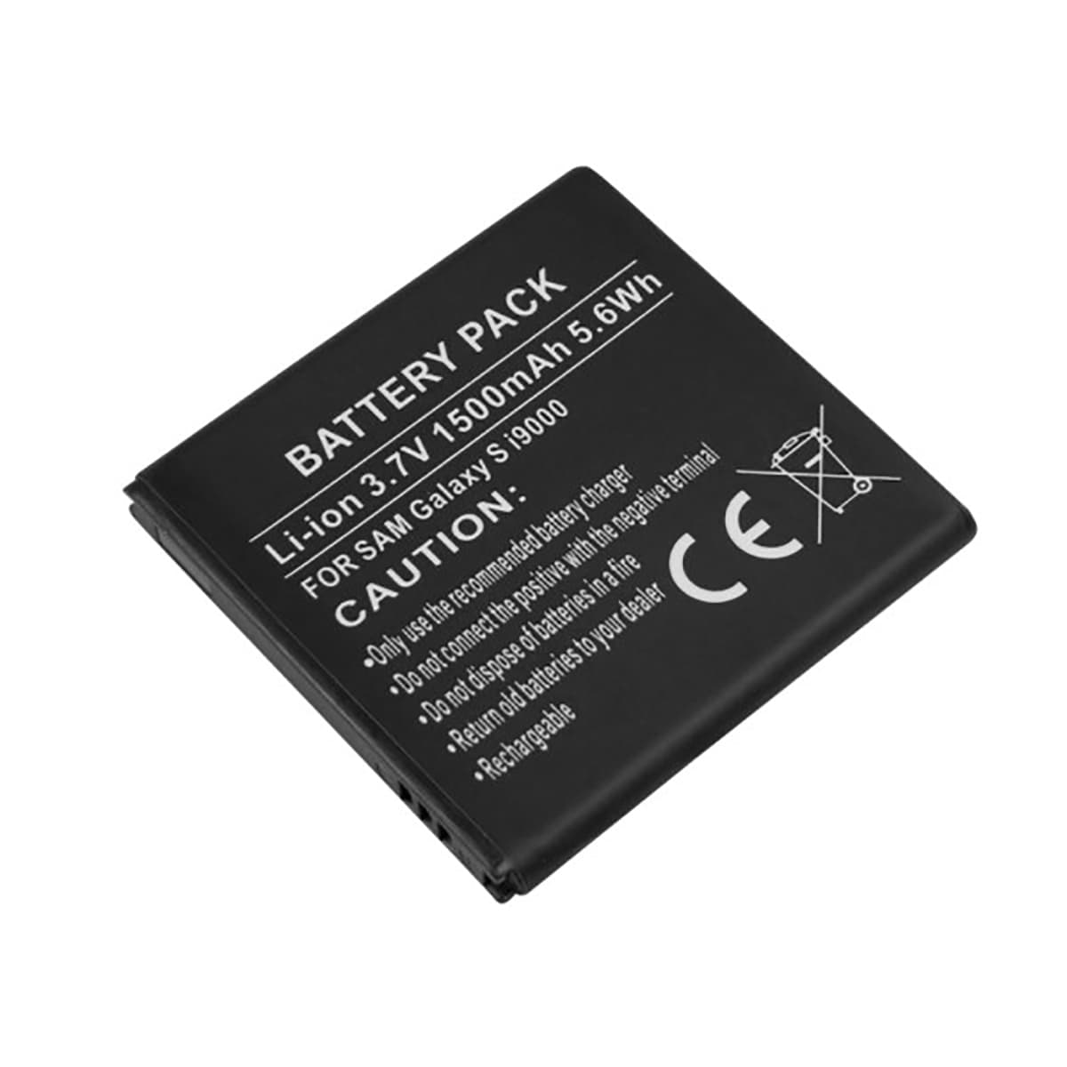 Akku Samsung Galaxy S I9000 Li-ion 3.7V 1500mAh 5.6Wh – Avizar