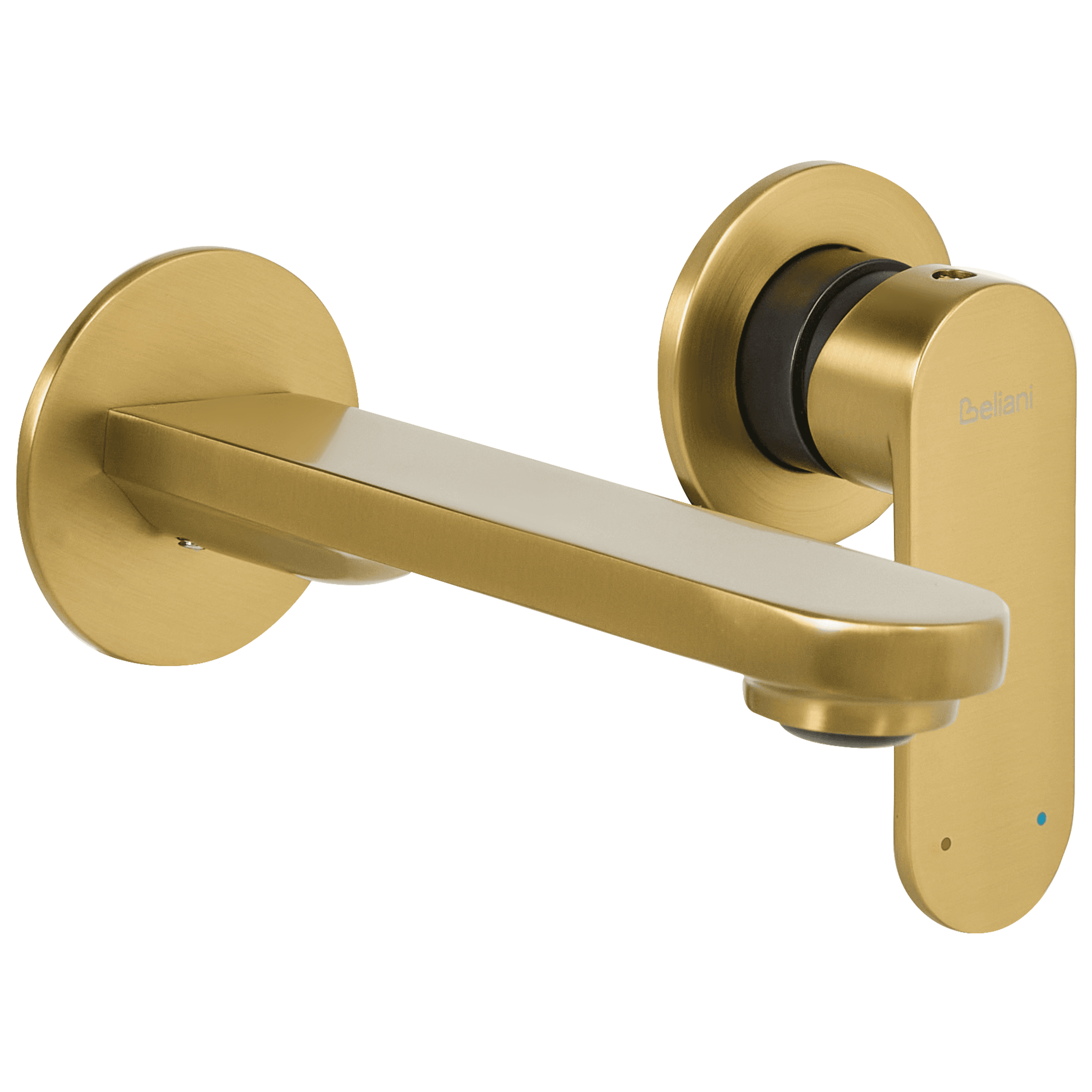 Seinään kiinnitettävä pesuallashana GUATAVIA messinki Kulta