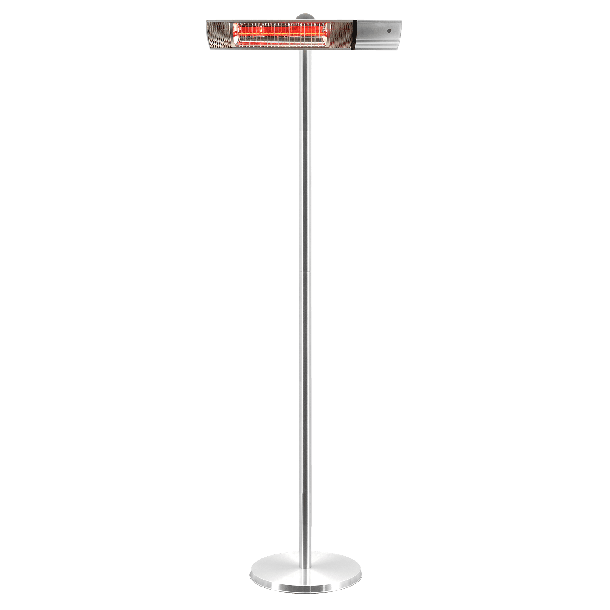 Terassilämmitin 500/1000/1500W lattiamalli, kaukosäädin, RGT, hopea HORTUS – Hortus