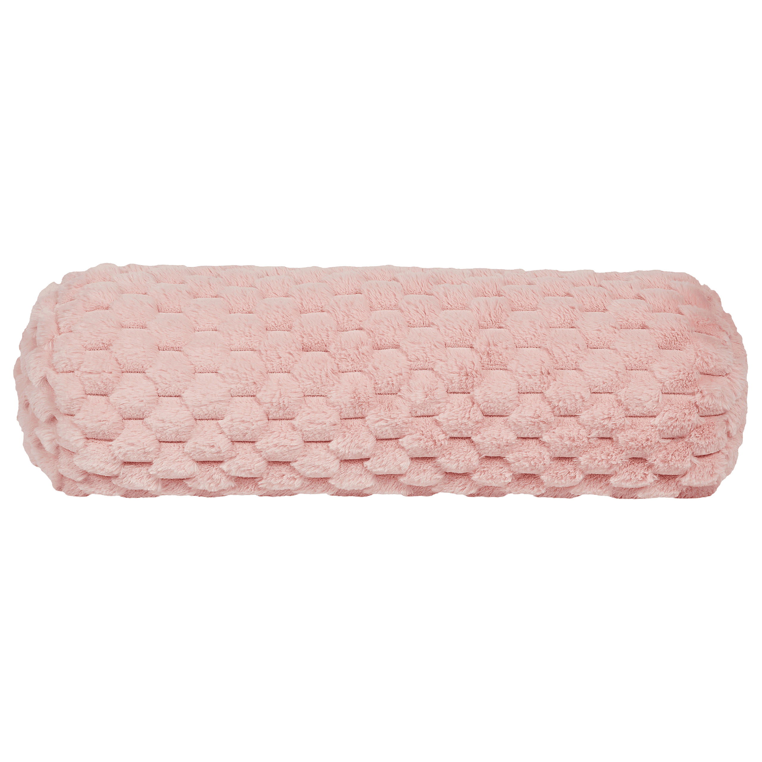 Koristetyyny LINDEN keinoturkis 22 x 60 cm Vaaleanpunainen Hillitty