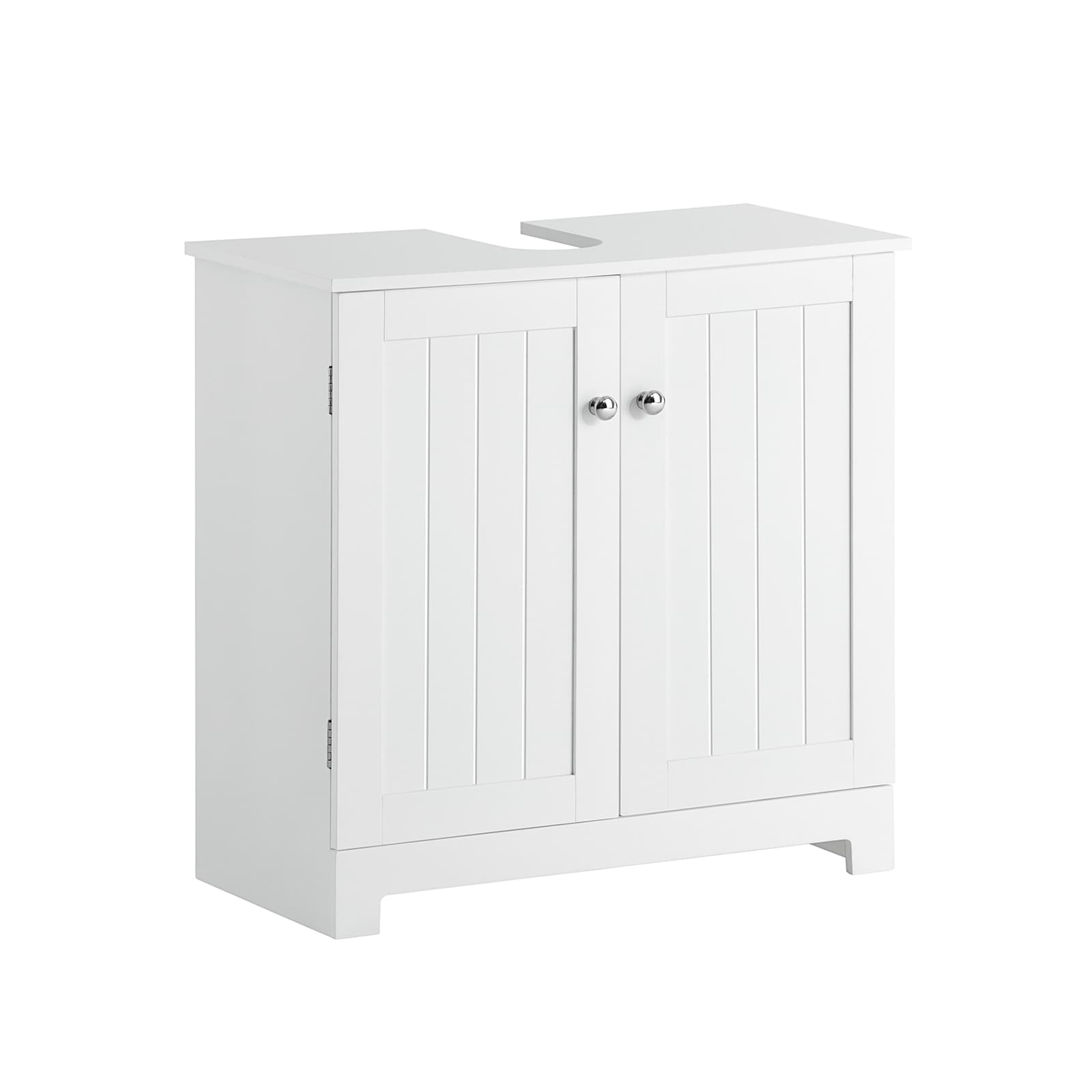 SoBuy Bzr18-w alakaappi, mdf, säästävä & säädettävä, valkoinen