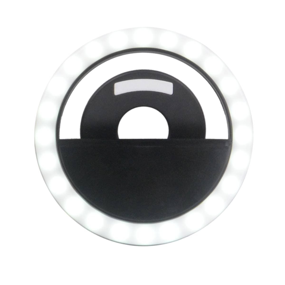 Universaali LED-rengasvalo älypuhelimelle, klipsikiinnitys – Bigben Connected