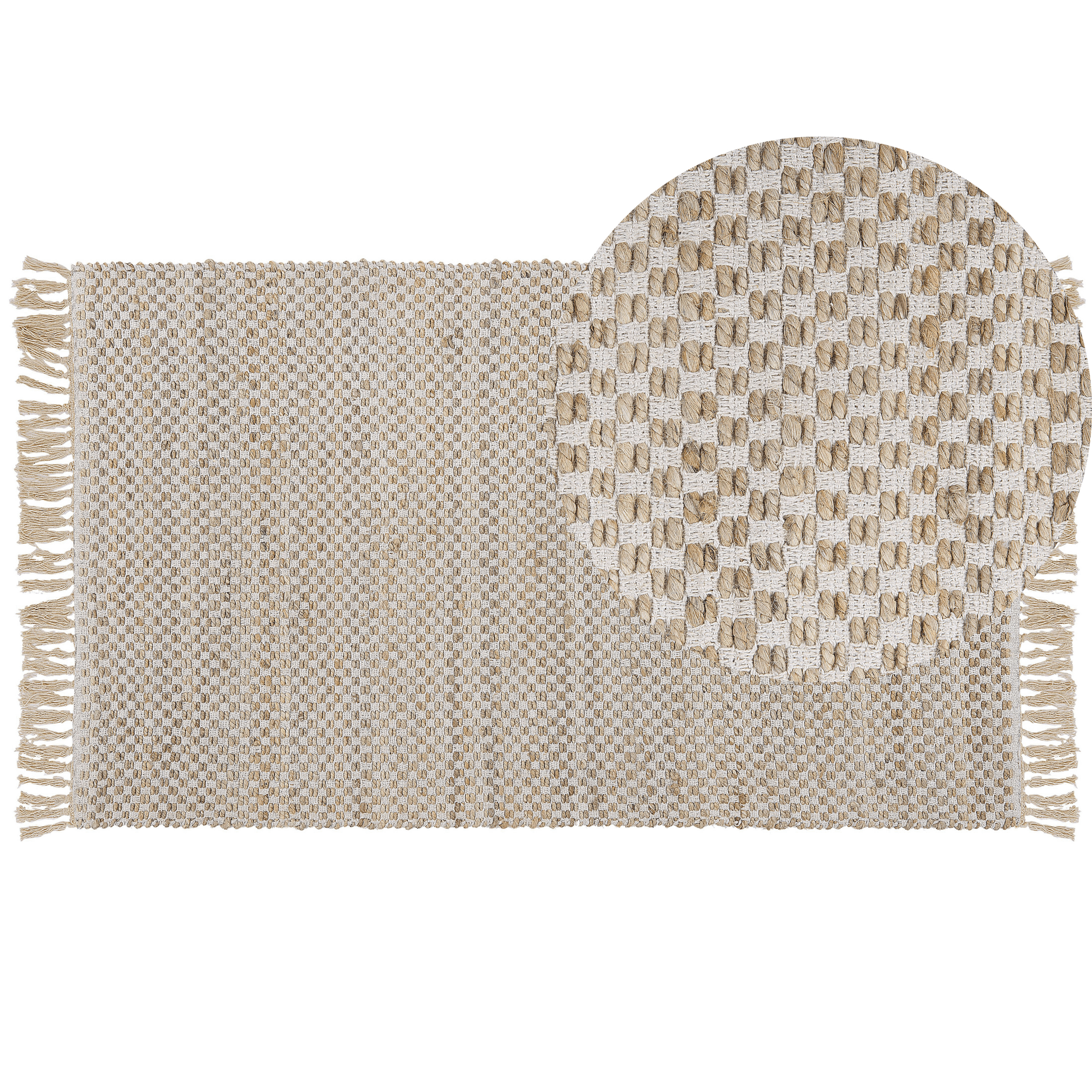 Matto ZERDALI Beige 80 x 150 cm juutti