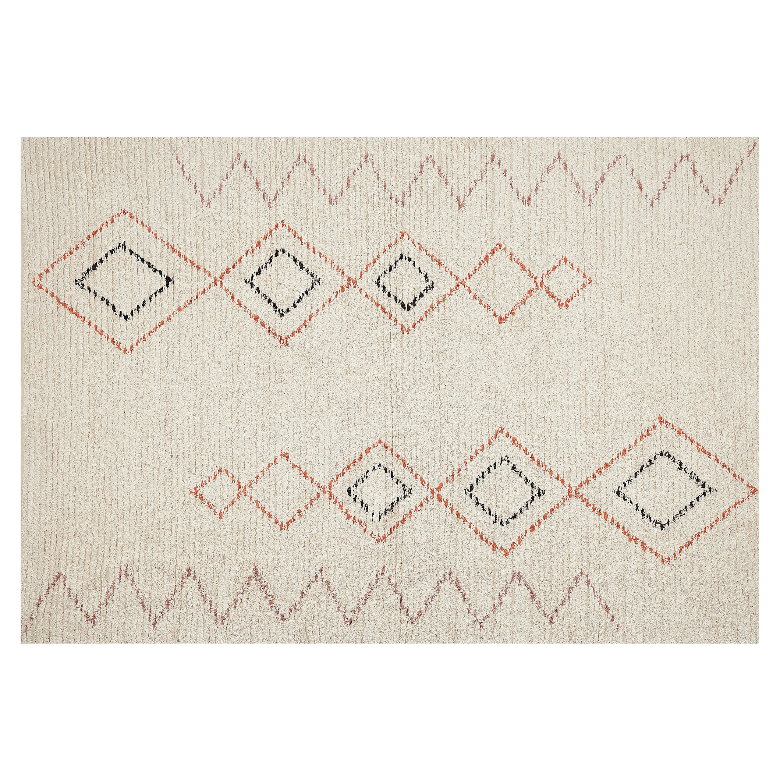 Matto GUWAHATI Beige 140 x 200 cm puuvilla