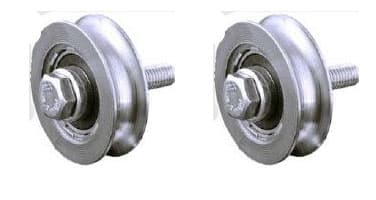 80mm pyöreä urapyörä 1 kuulalaakerilla - 2 kpl:n sarja – Parnells