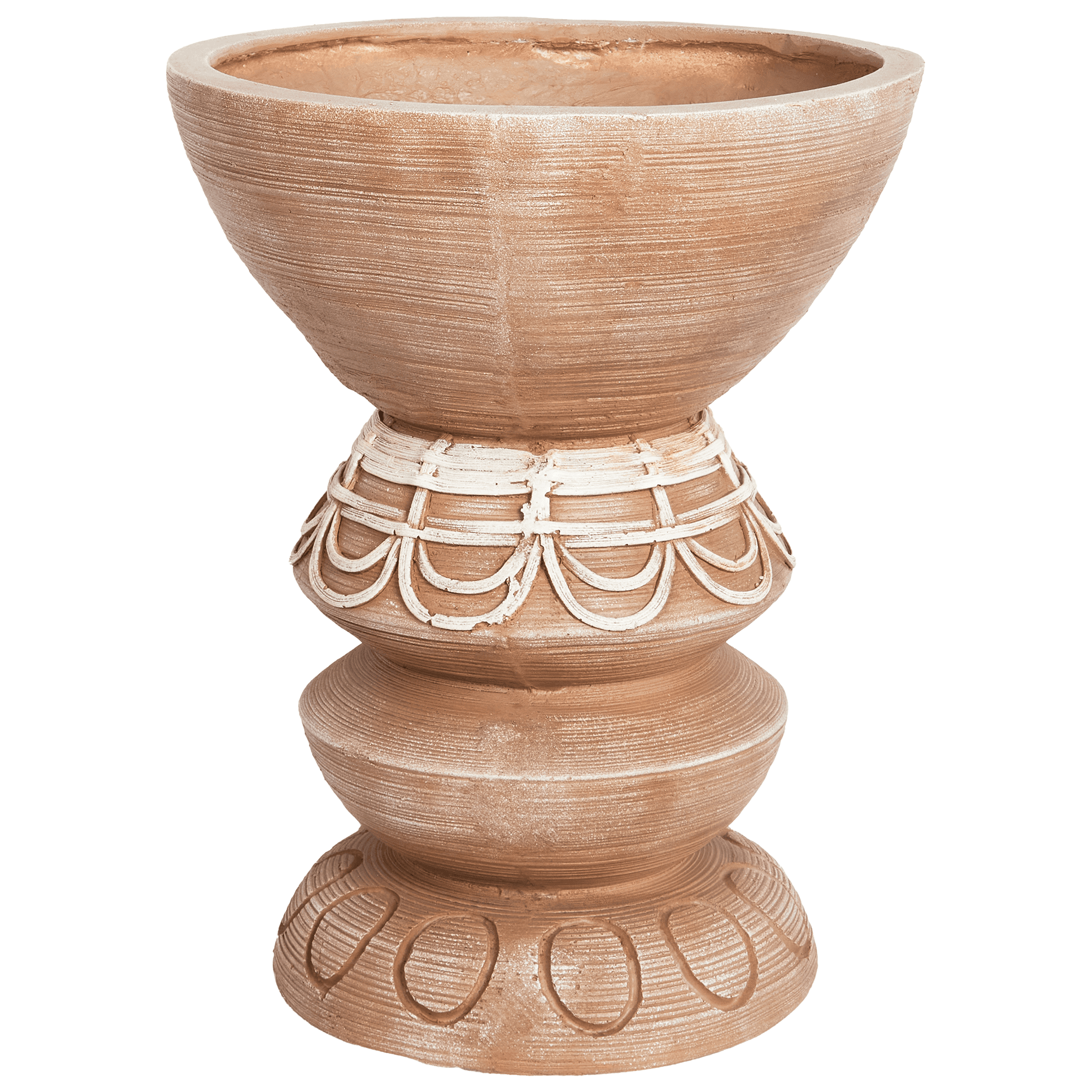 Kukkaruukku DISPORUM 29 cm Vaaleanruskea