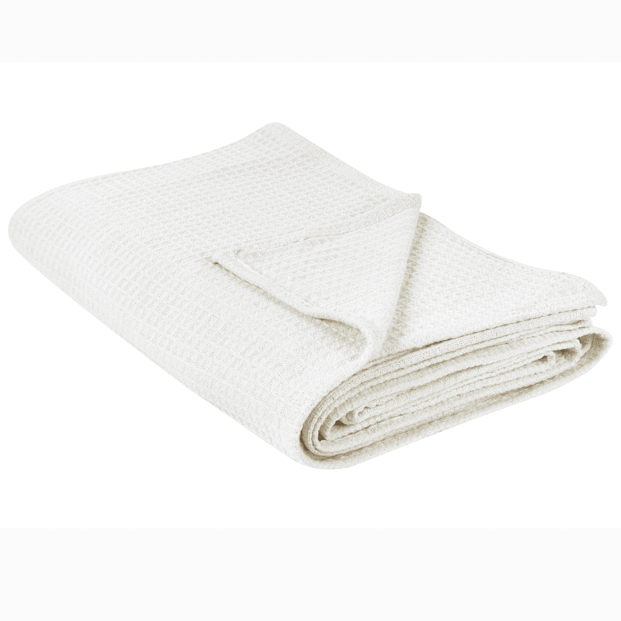 Päiväpeitto RAGALA puuvilla 200 x 220 cm Vaaleanbeige – Beliani