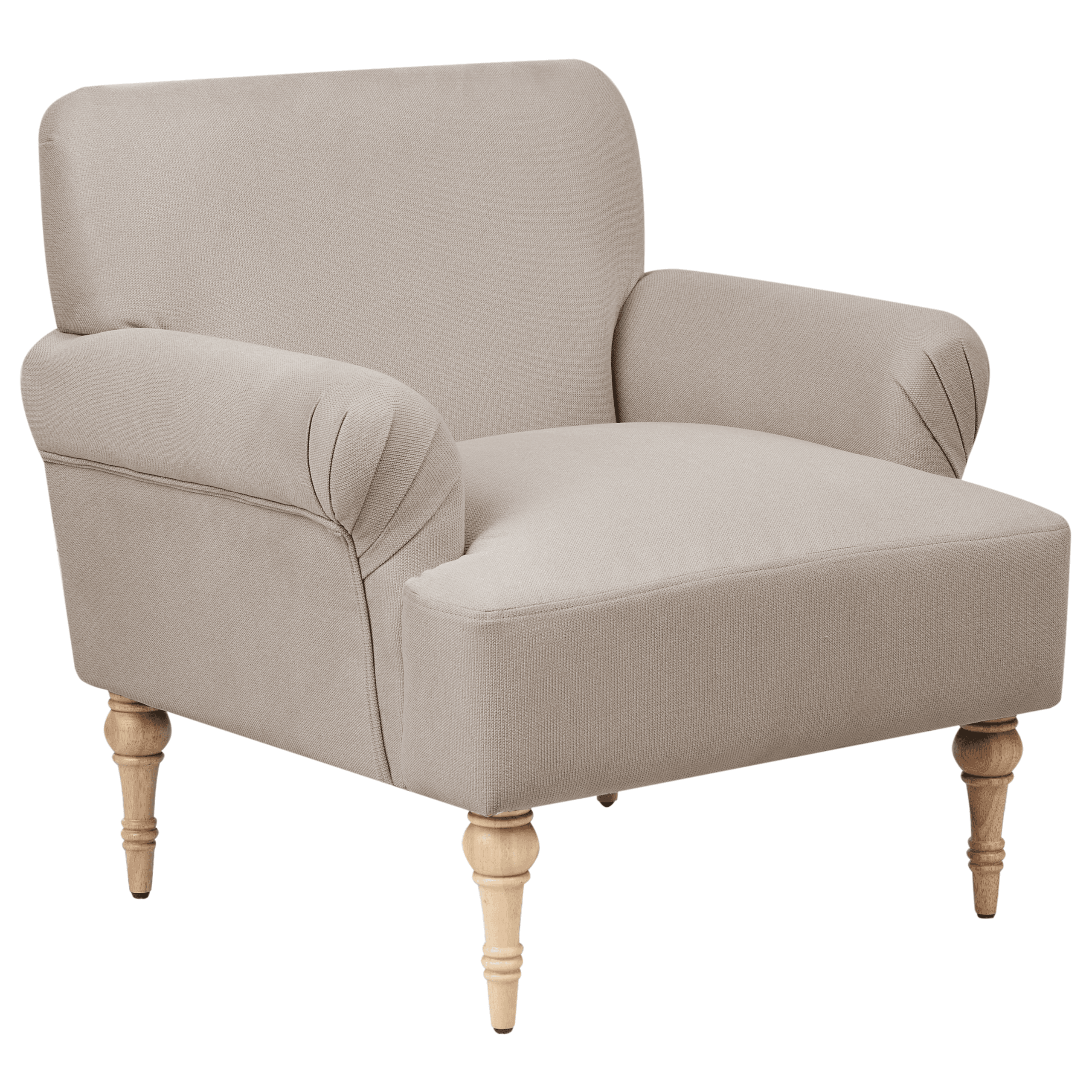 Nojatuoli FREDROS kangas Ruskeanharmaa