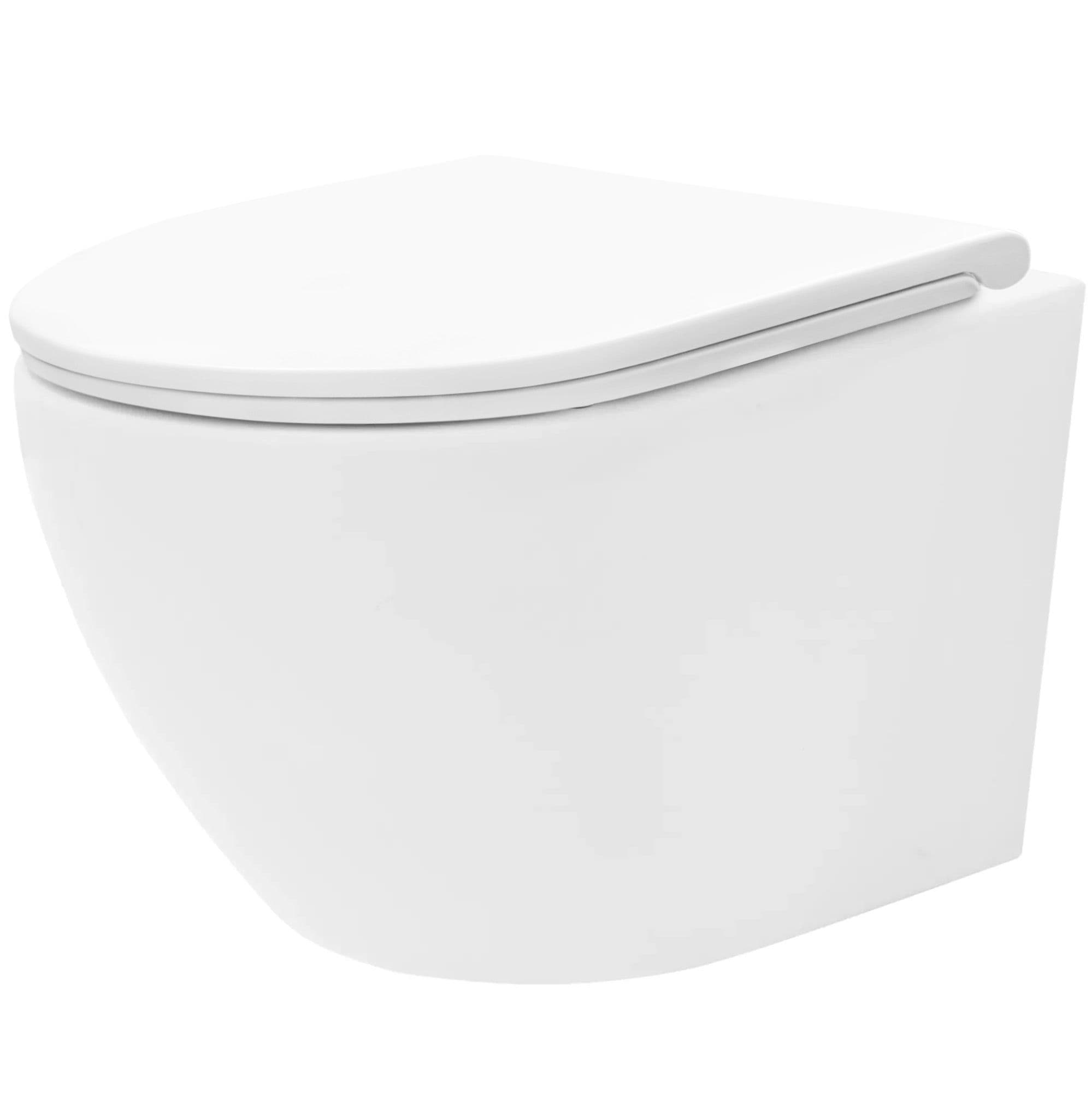 REA Seinä-WC CARLO MINI TORNADO PRO/DUROPLAST/FLAT/ZM valkoinen, 49X36, 5X37CM