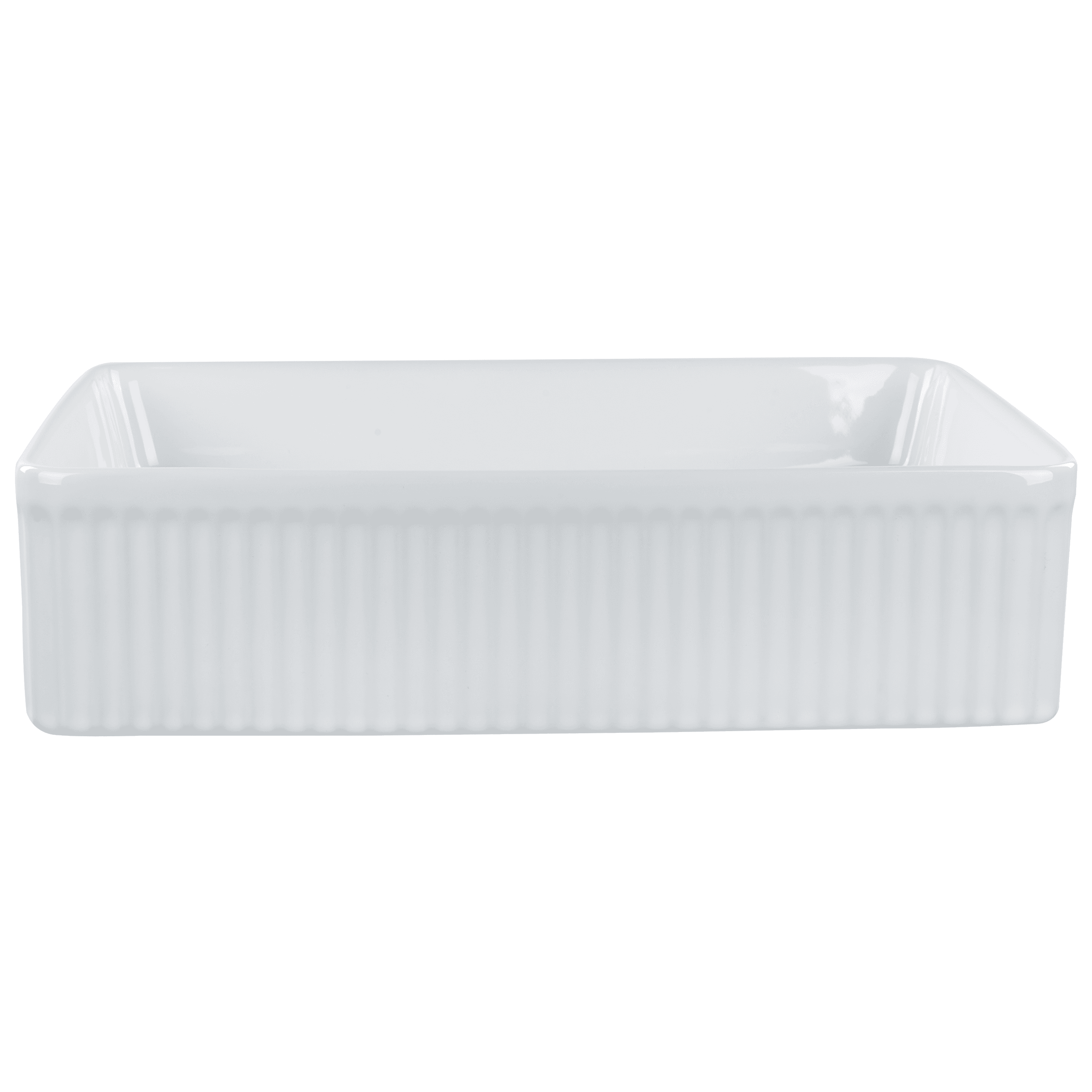 Pesuallas tason päälle GELDO 50 x 34 cm keramiikka Valkoinen