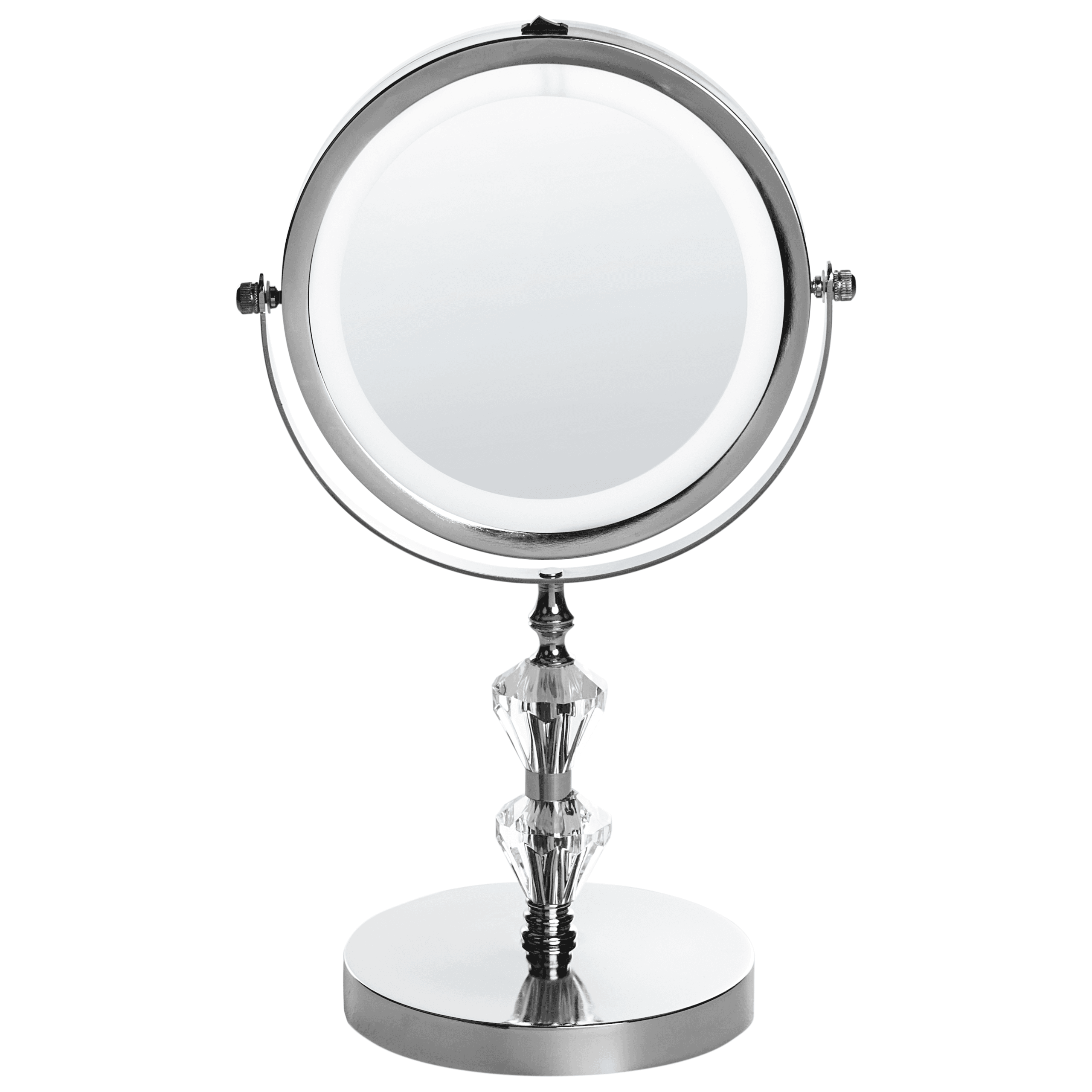 Meikkipeili LED-valo LAON Hopea